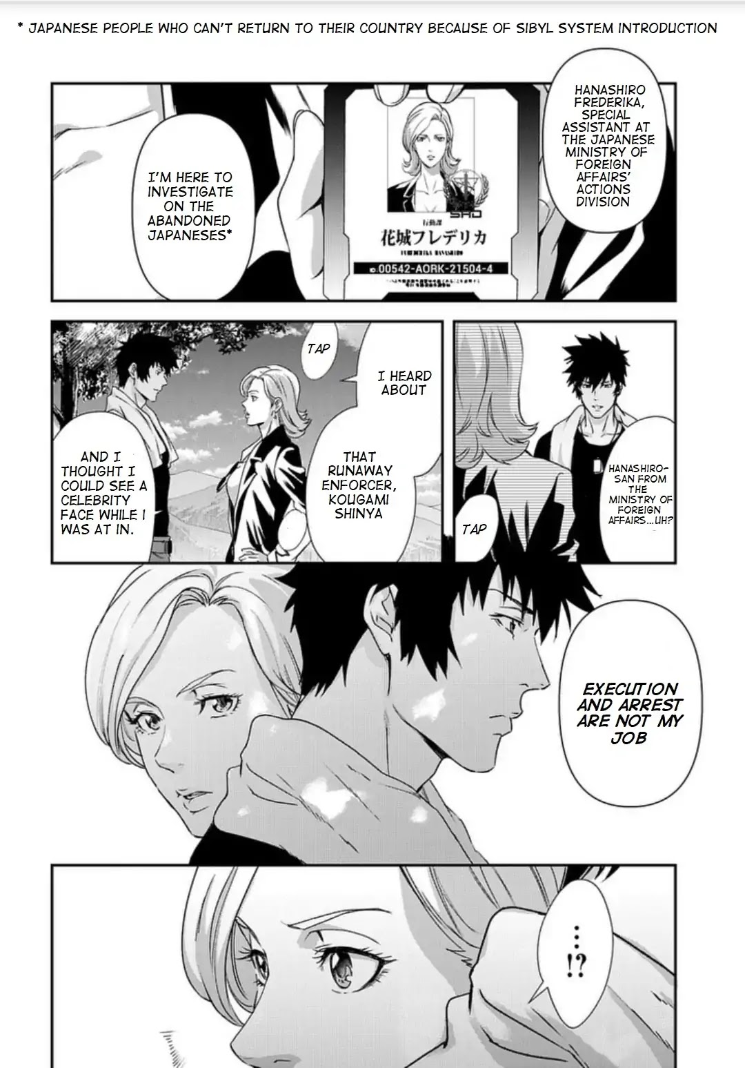 Psycho-Pass: Sinners of the System Case 3 - Beyond love and hate Chapter 2 page 22 - Chapter 2