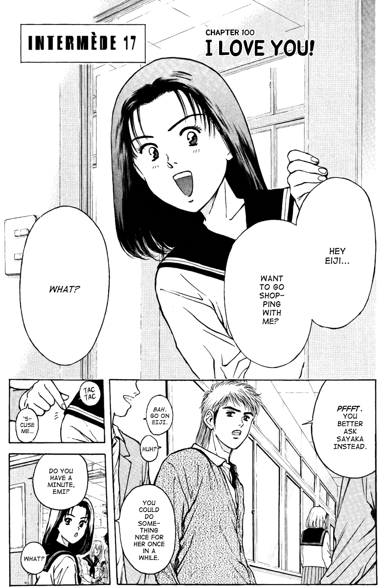 Psychometrer Eiji Chapter 100 page 1 - Chapter 100: I Love You!