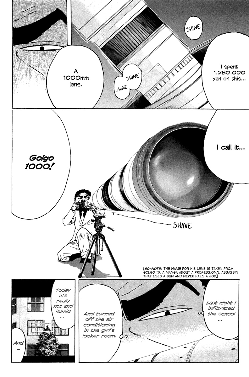 Psychometrer Eiji Chapter 101 page 12 - Chapter 101: Licence of a Peeping Tom