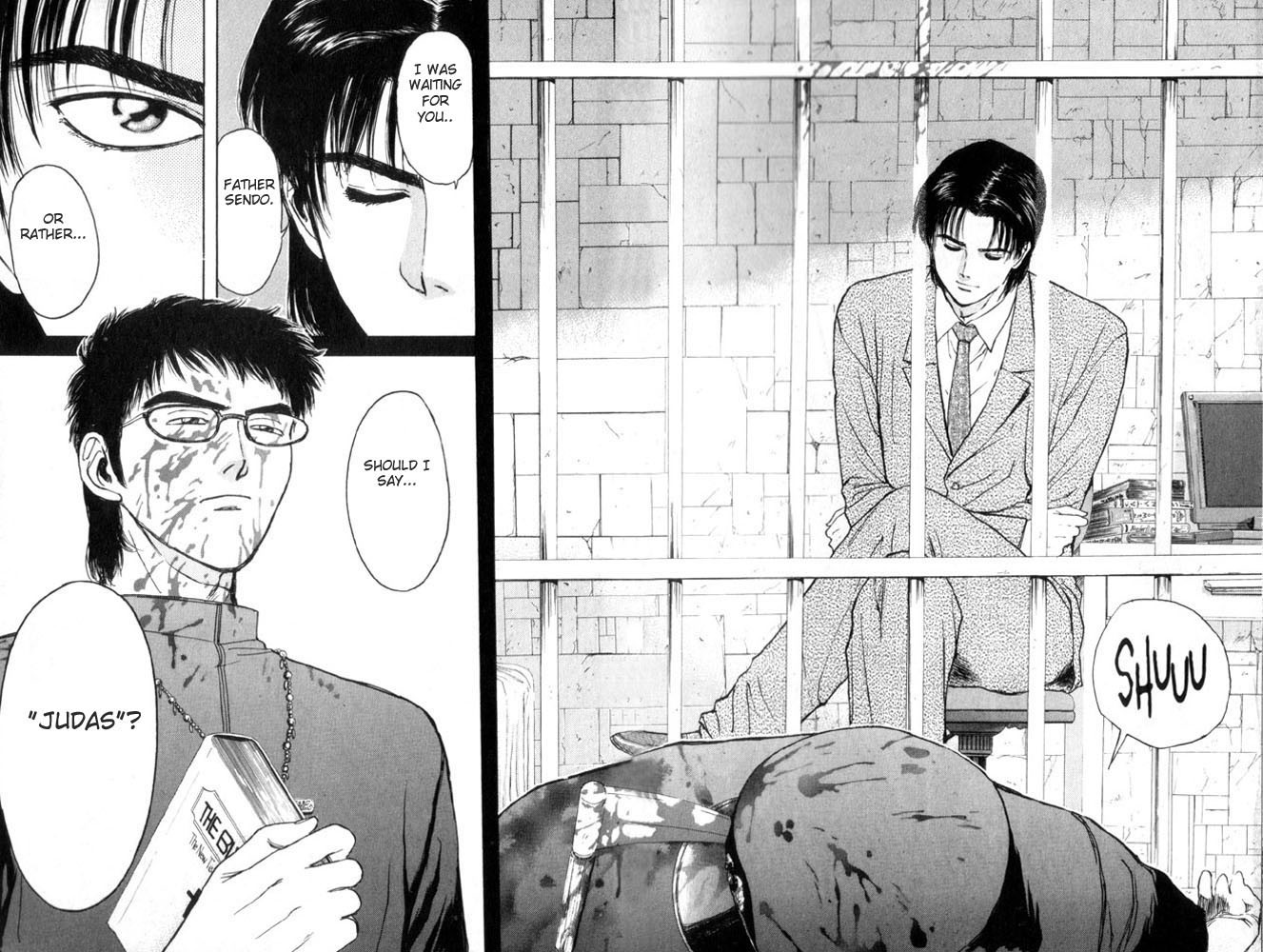 Psychometrer Eiji Chapter 65 page 22 - Chapter 65: Apocalypse according to Judas 7