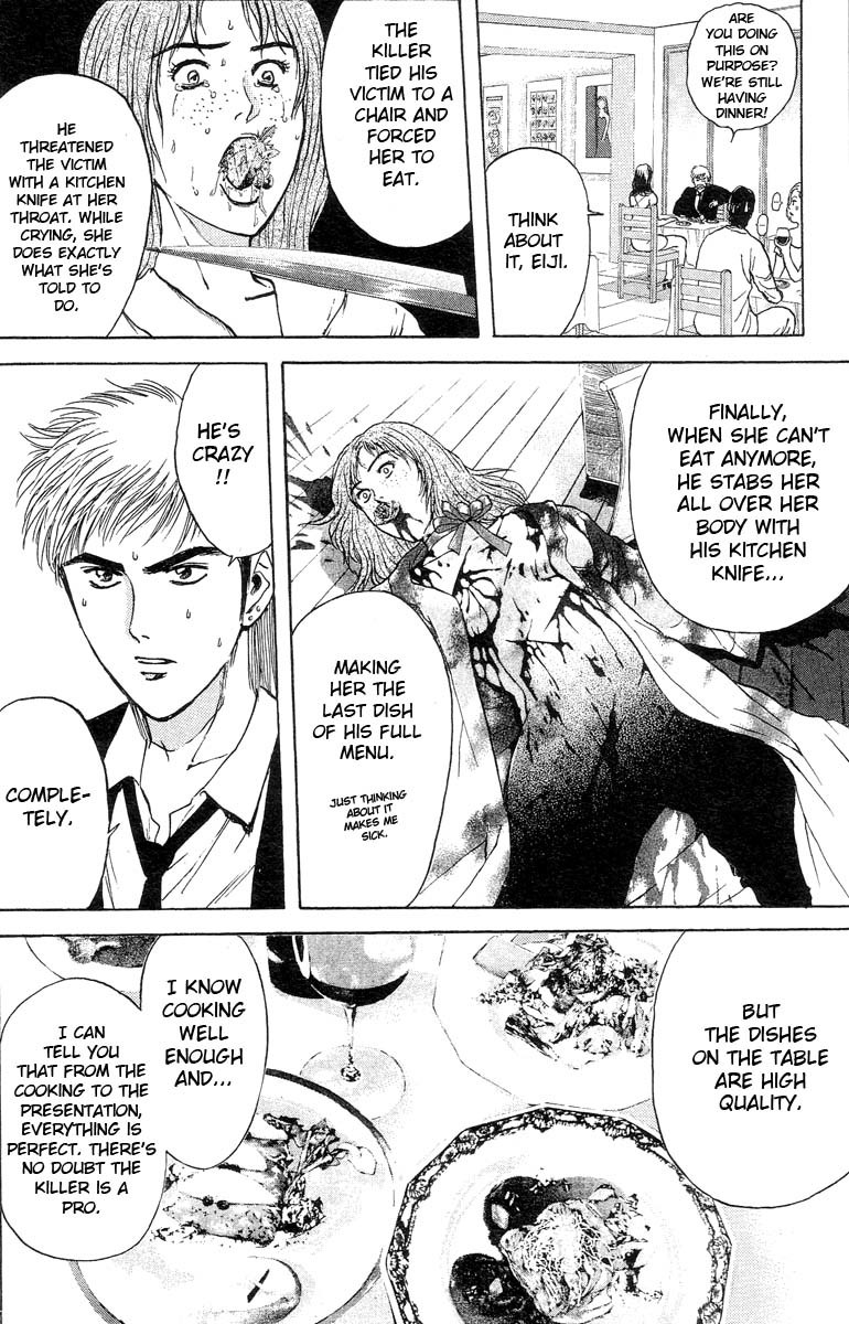 Psychometrer Eiji Chapter 91 page 14 - Chapter 91: Murders on a Plate 1