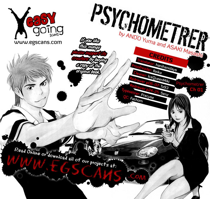 Psychometrer Chapter 1 page 1 - Chapter 1 : Case 1 - PEACE (1)