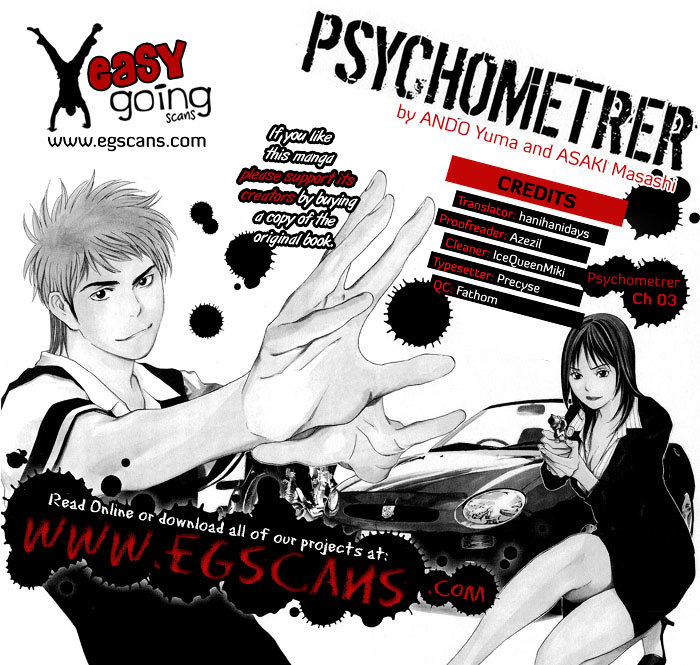 Psychometrer Chapter 3 page 1 - Chapter 3 : Case 1 - PEACE (3)