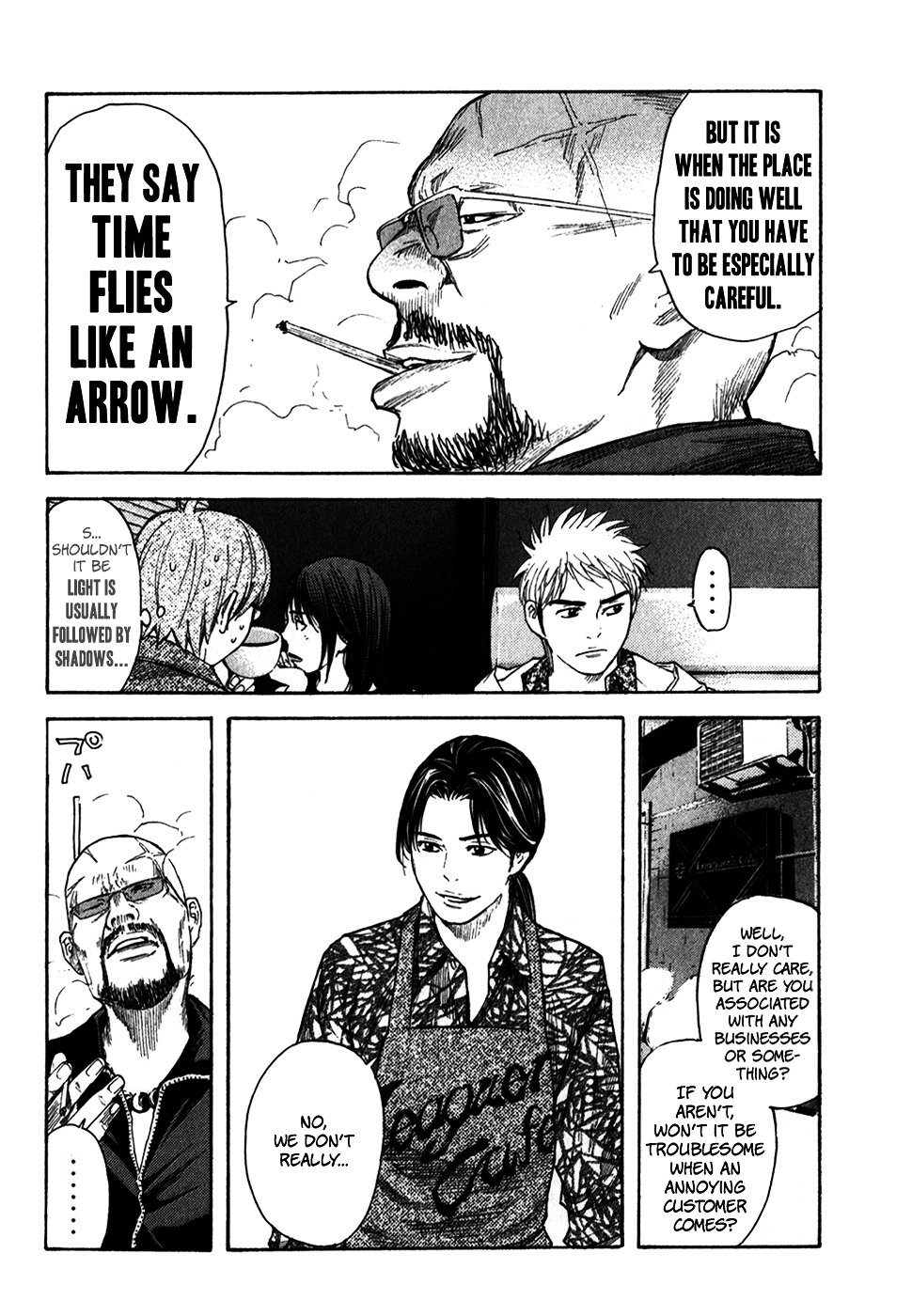 Psychometrer Chapter 9 page 12 - Chapter 9 : Break 1 - Leaguers Cafe