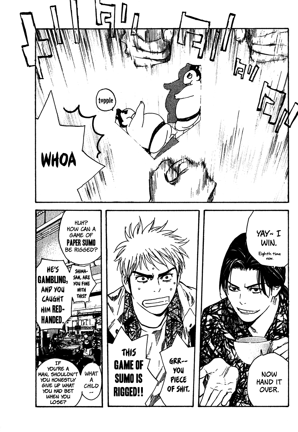 Psychometrer Chapter 9 page 3 - Chapter 9 : Break 1 - Leaguers Cafe