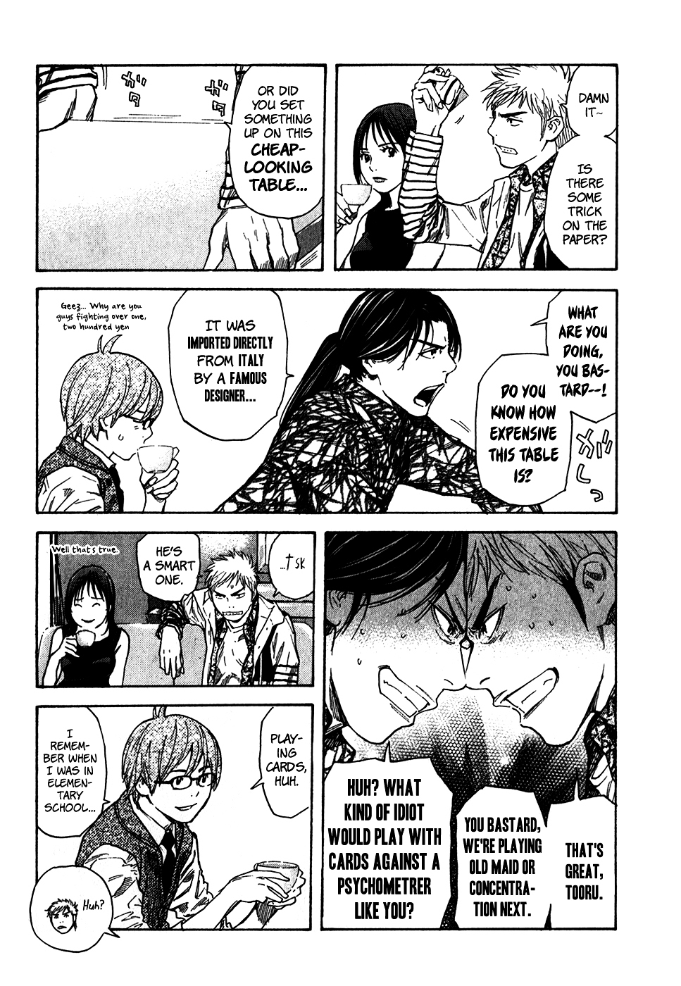 Psychometrer Chapter 9 page 4 - Chapter 9 : Break 1 - Leaguers Cafe