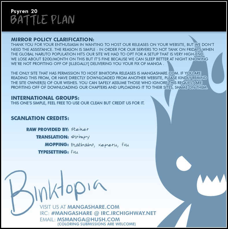 Psyren Chapter 20 page 20 - Chapter 20: Battle Plan