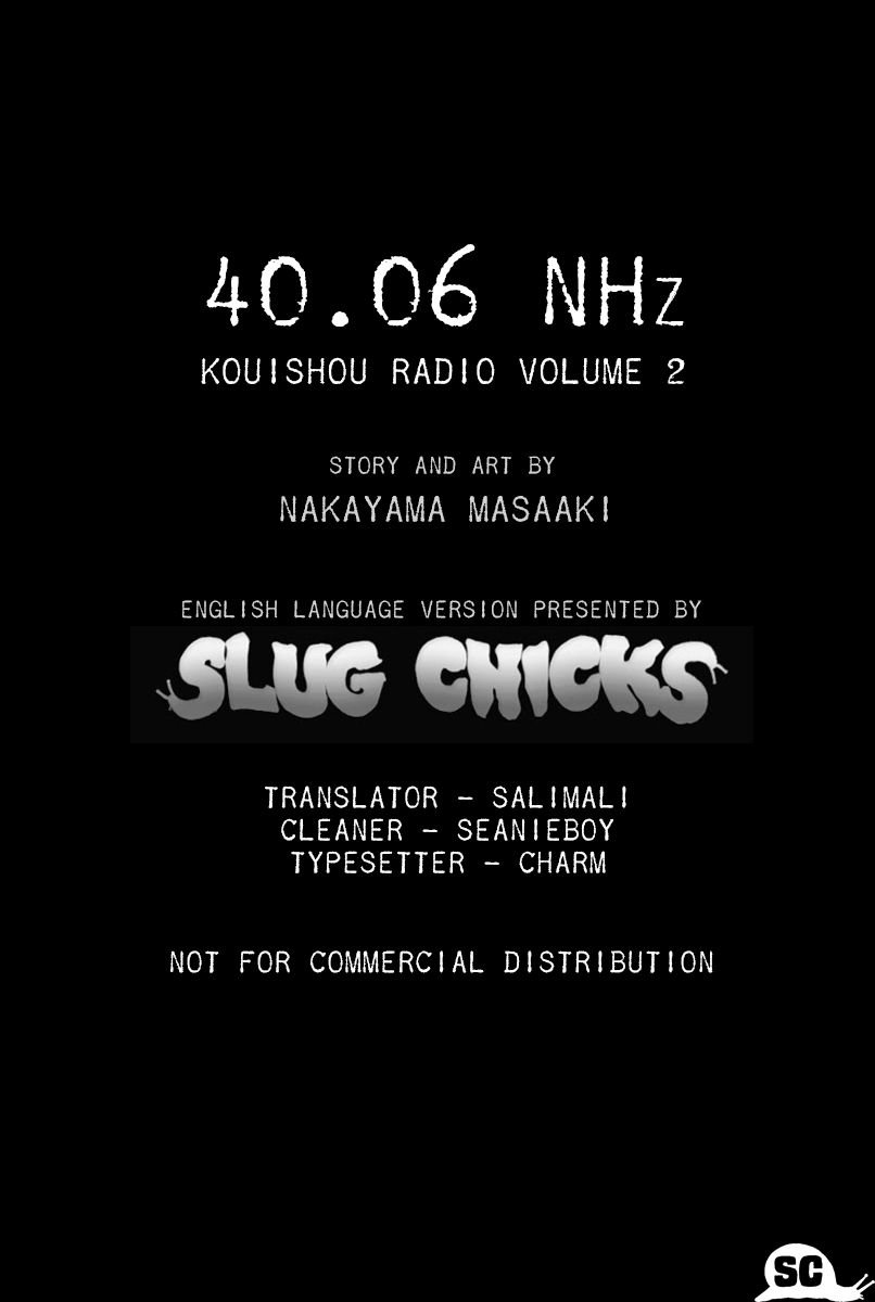 PTSD Radio Chapter 20 page 1 - Chapter 20 : 40.06NHz