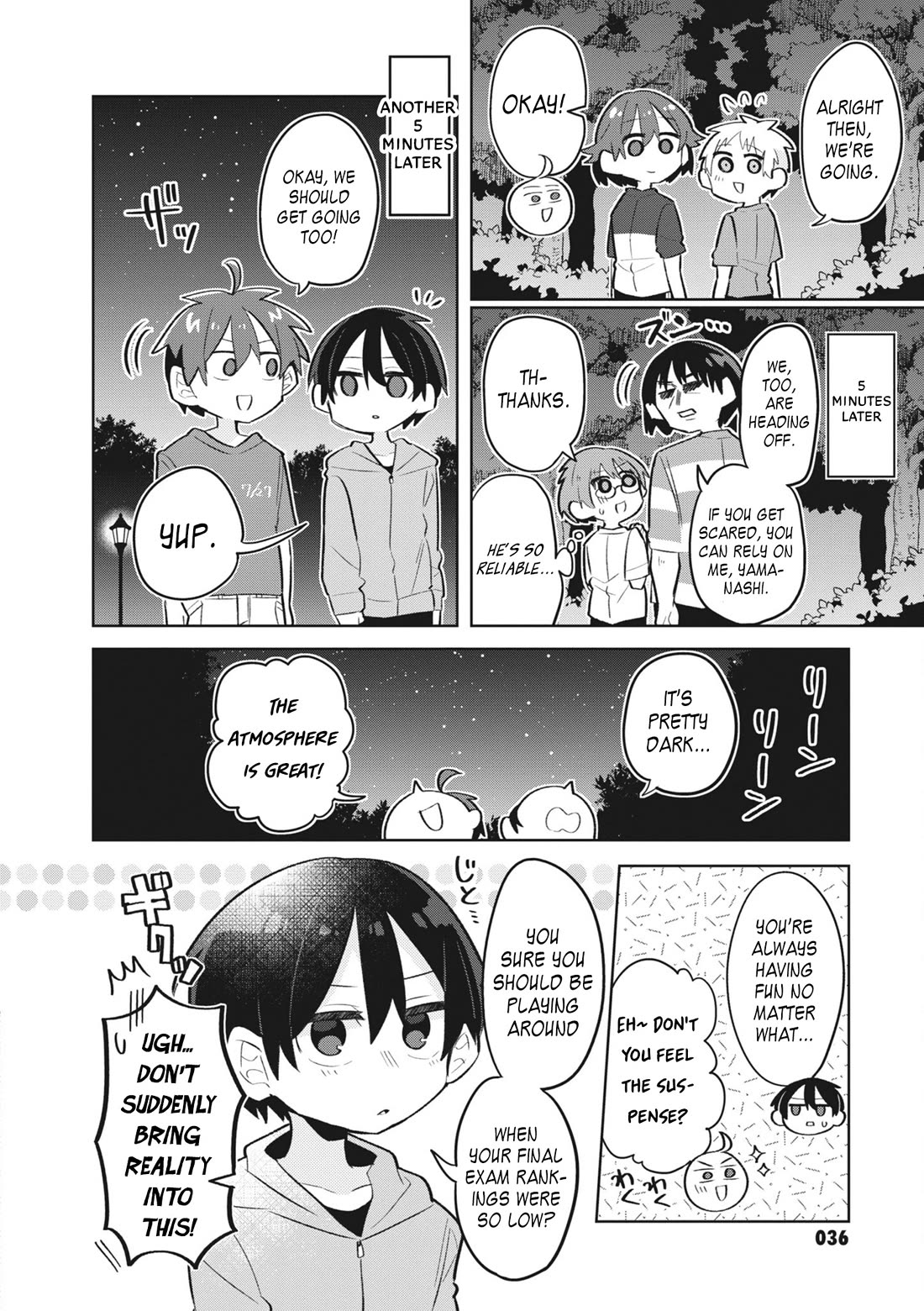Puberty, an All Boys School!? and Nakano-kun Chapter 10 page 7 - Chapter 10: Suddenly Getting Closer!? A Test of Courage