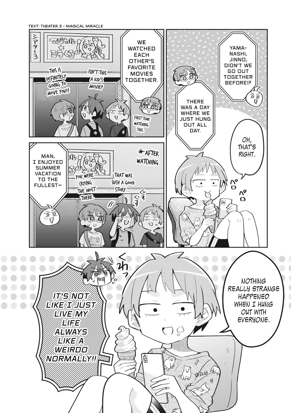 Puberty, an All Boys School!? and Nakano-kun Chapter 11 page 13 - Chapter 11: What do to!? The End of Summer