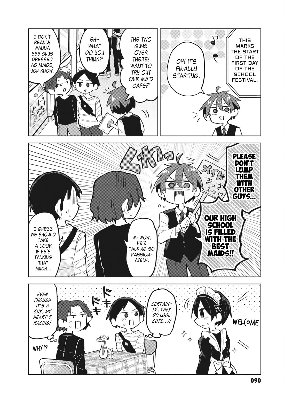 Puberty, an All Boys School!? and Nakano-kun Chapter 13 page 11 - Chapter 13: Welcome Back School Festival