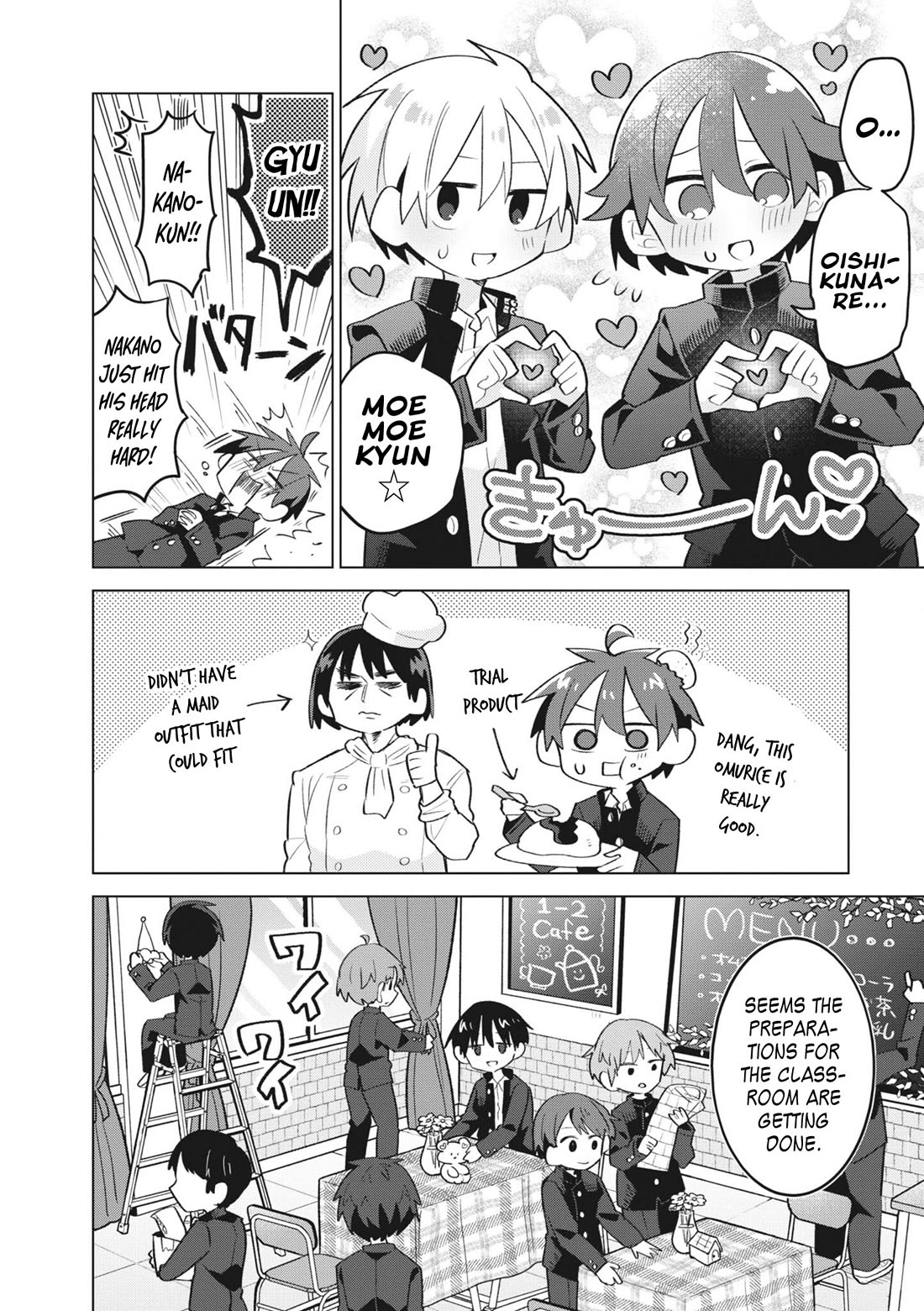 Puberty, an All Boys School!? and Nakano-kun Chapter 13 page 7 - Chapter 13: Welcome Back School Festival