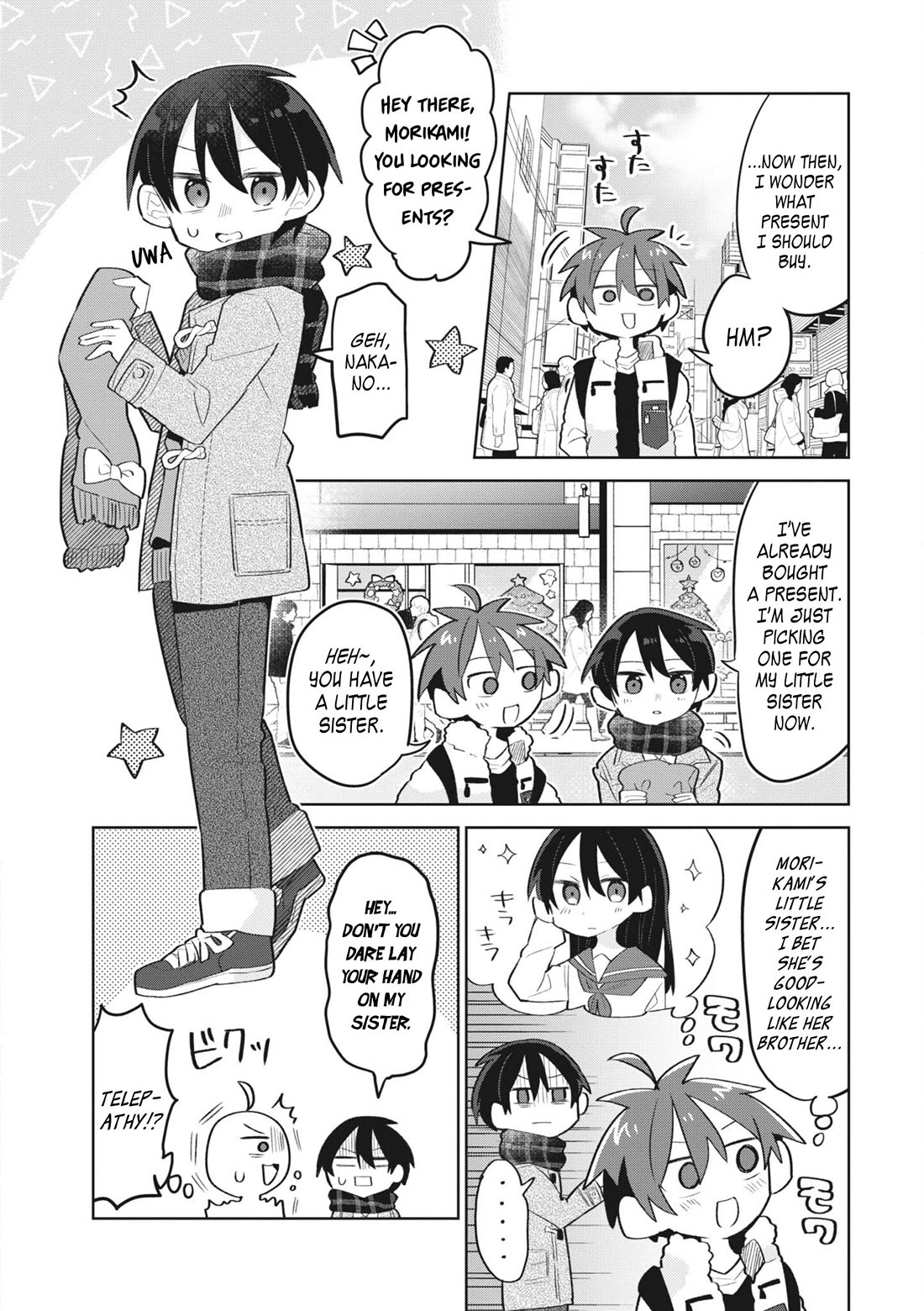 Puberty, an All Boys School!? and Nakano-kun Chapter 14 page 5 - Chapter 14: A Not So Lonely Christmas