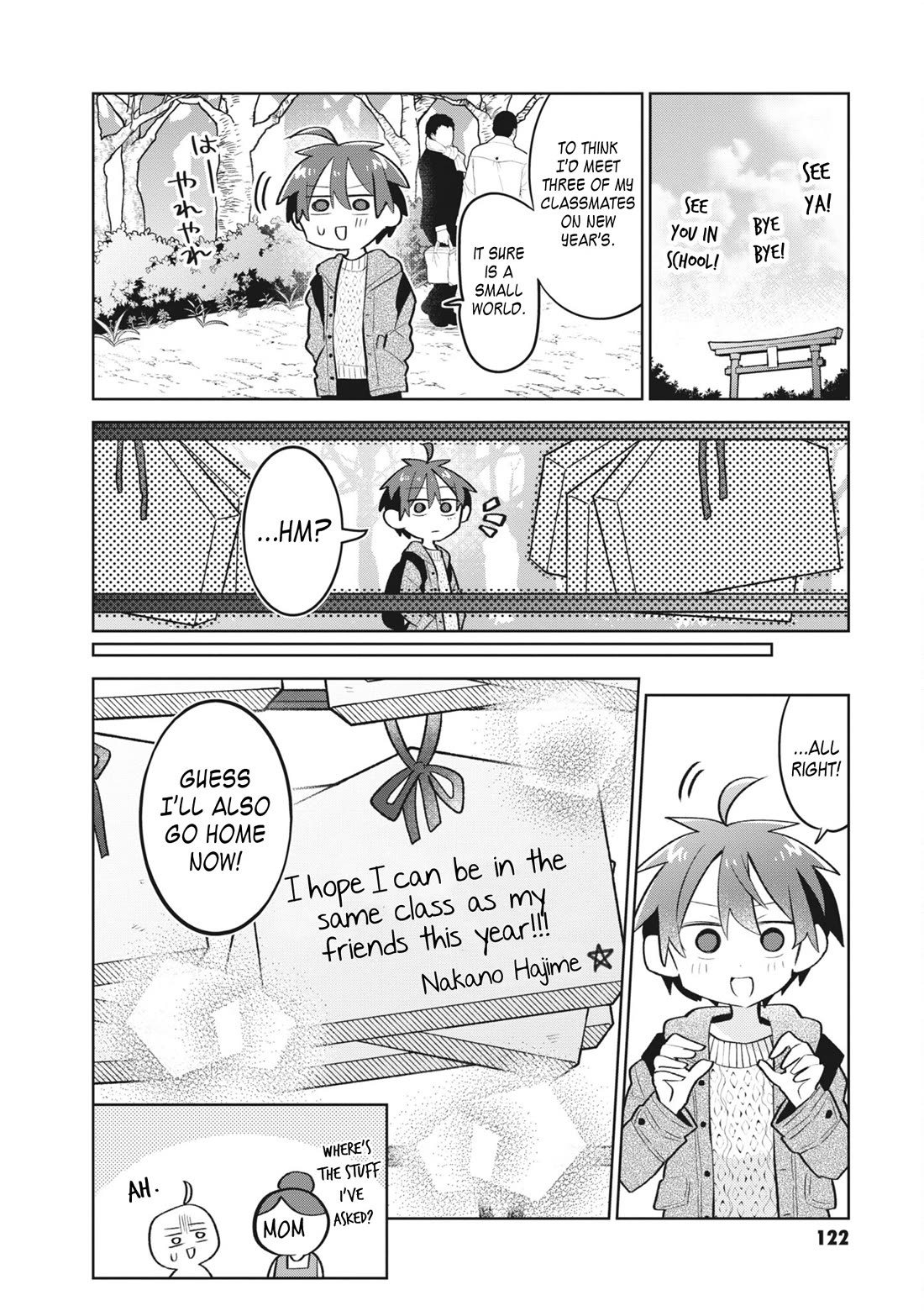 Puberty, an All Boys School!? and Nakano-kun Chapter 15 page 13 - Chapter 15: Go Up! Fortunes of Love
