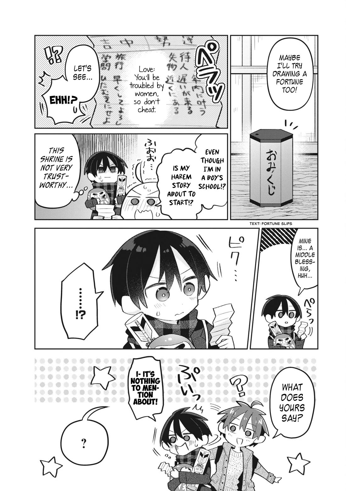 Puberty, an All Boys School!? and Nakano-kun Chapter 15 page 5 - Chapter 15: Go Up! Fortunes of Love