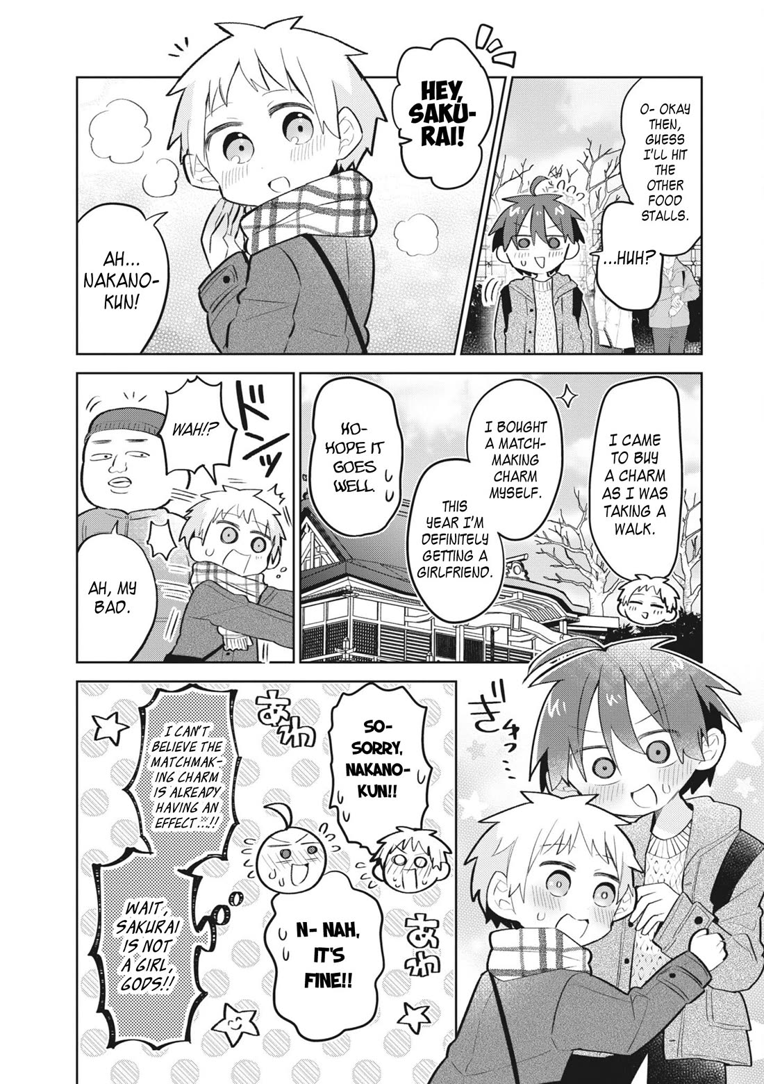 Puberty, an All Boys School!? and Nakano-kun Chapter 15 page 9 - Chapter 15: Go Up! Fortunes of Love