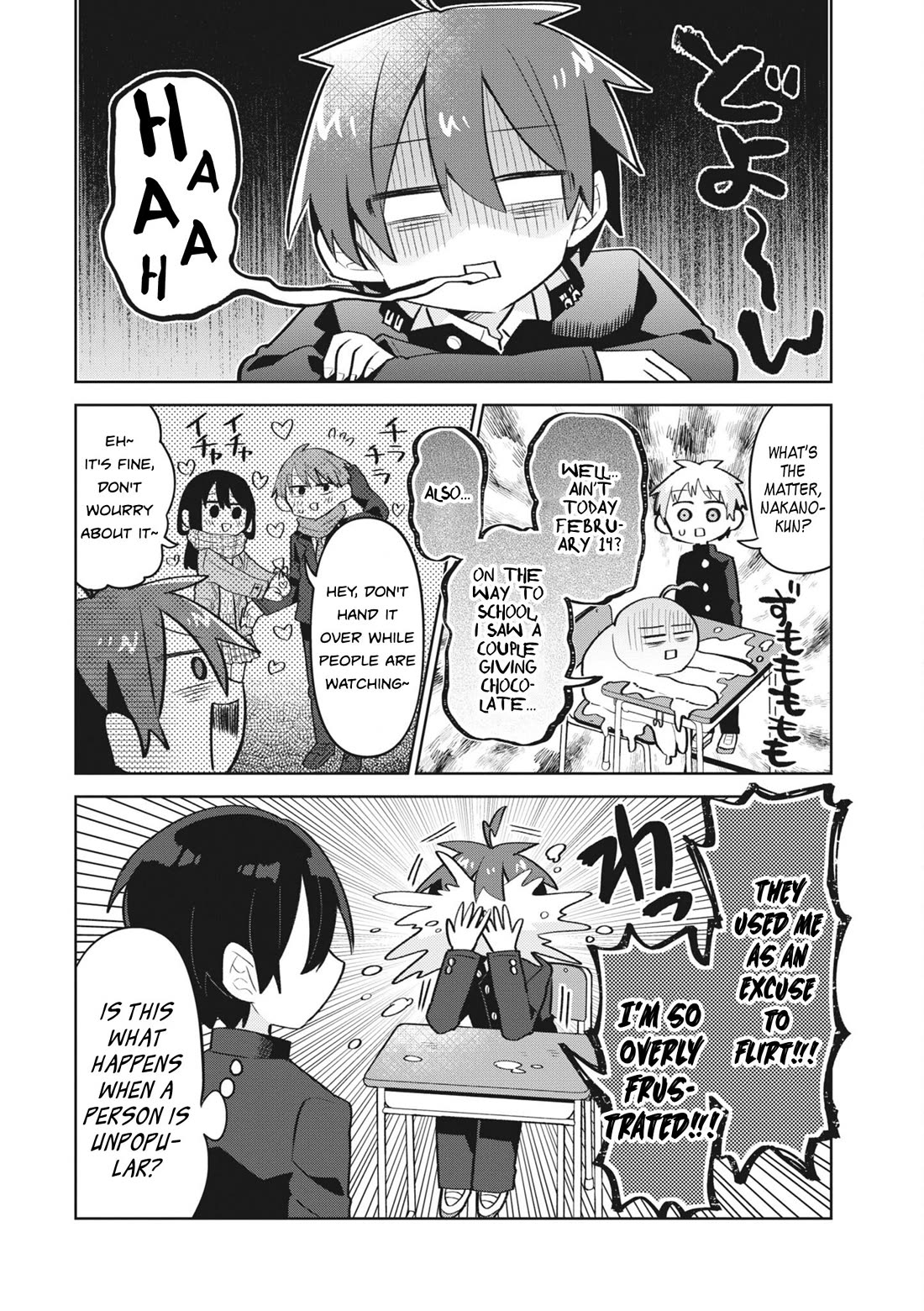 Puberty, an All Boys School!? and Nakano-kun Chapter 16 page 2 - Chapter 16: A Fictional Popular Valentine [END]
