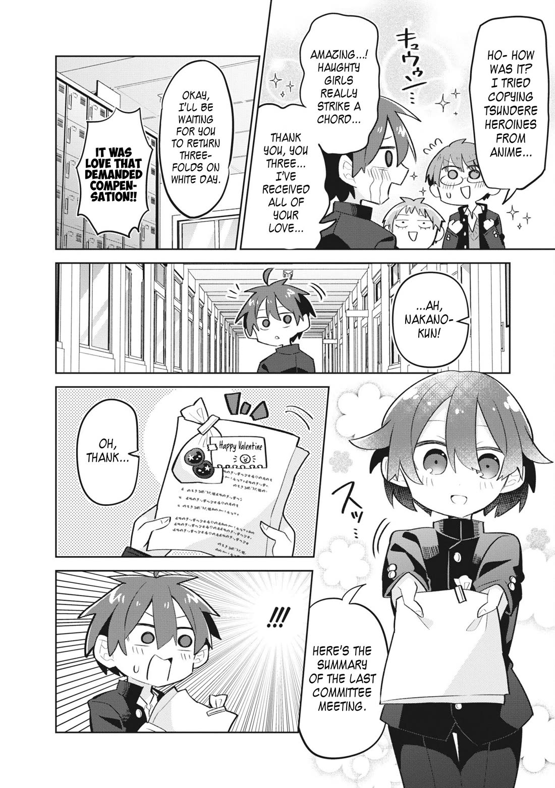 Puberty, an All Boys School!? and Nakano-kun Chapter 16 page 7 - Chapter 16: A Fictional Popular Valentine [END]