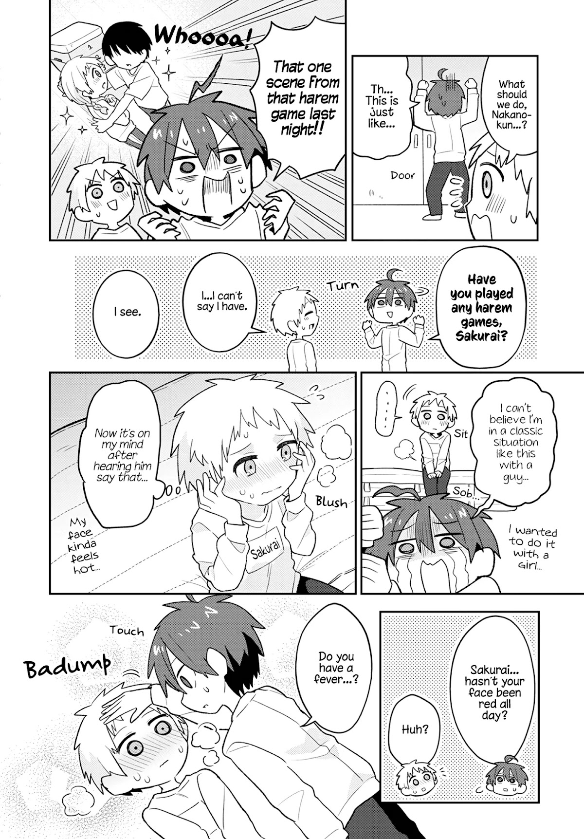 Puberty, an All Boys School!? and Nakano-kun Chapter 2 page 12 - Chapter 2: Why Does He Look So Cute!!?