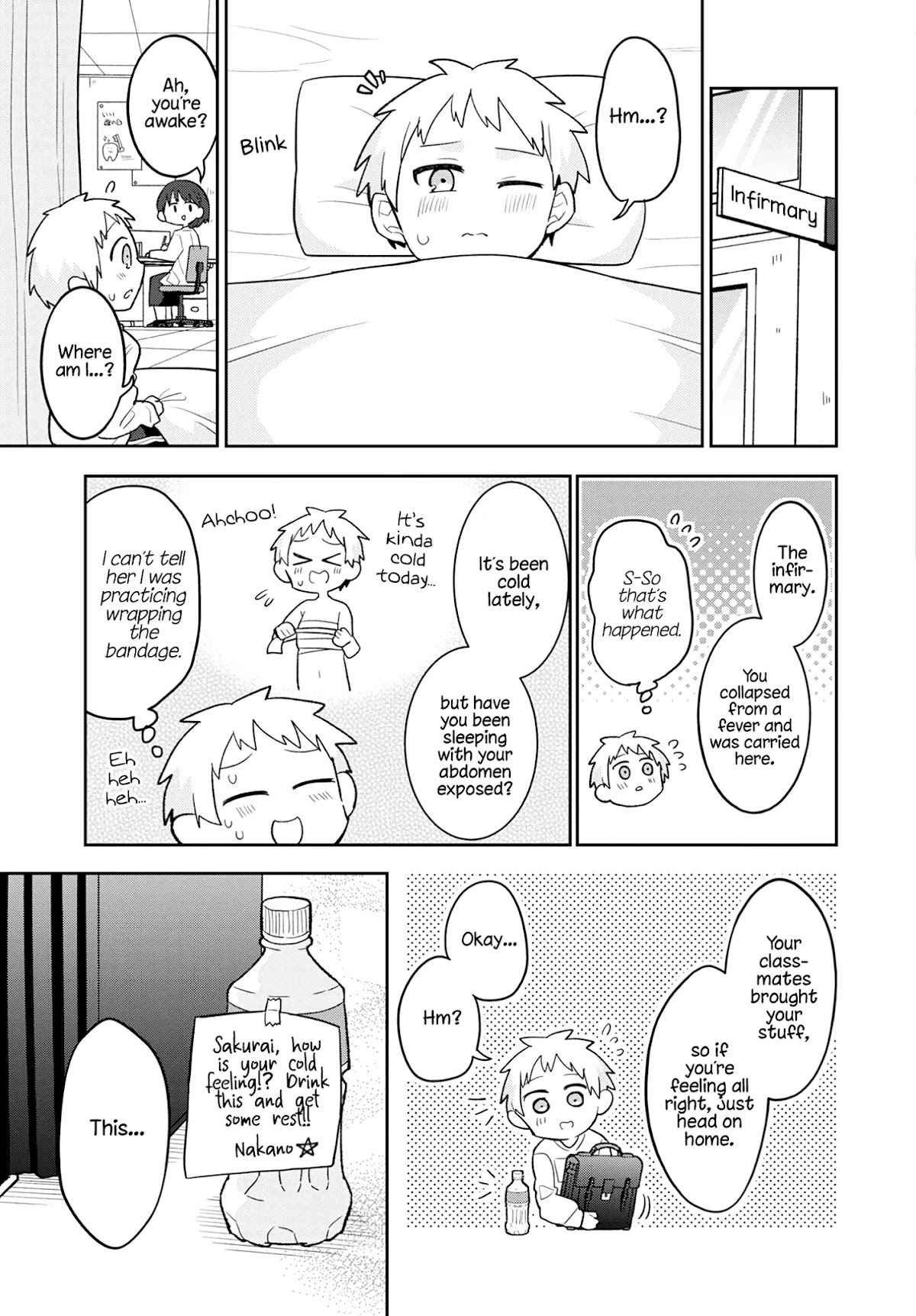 Puberty, an All Boys School!? and Nakano-kun Chapter 2 page 15 - Chapter 2: Why Does He Look So Cute!!?