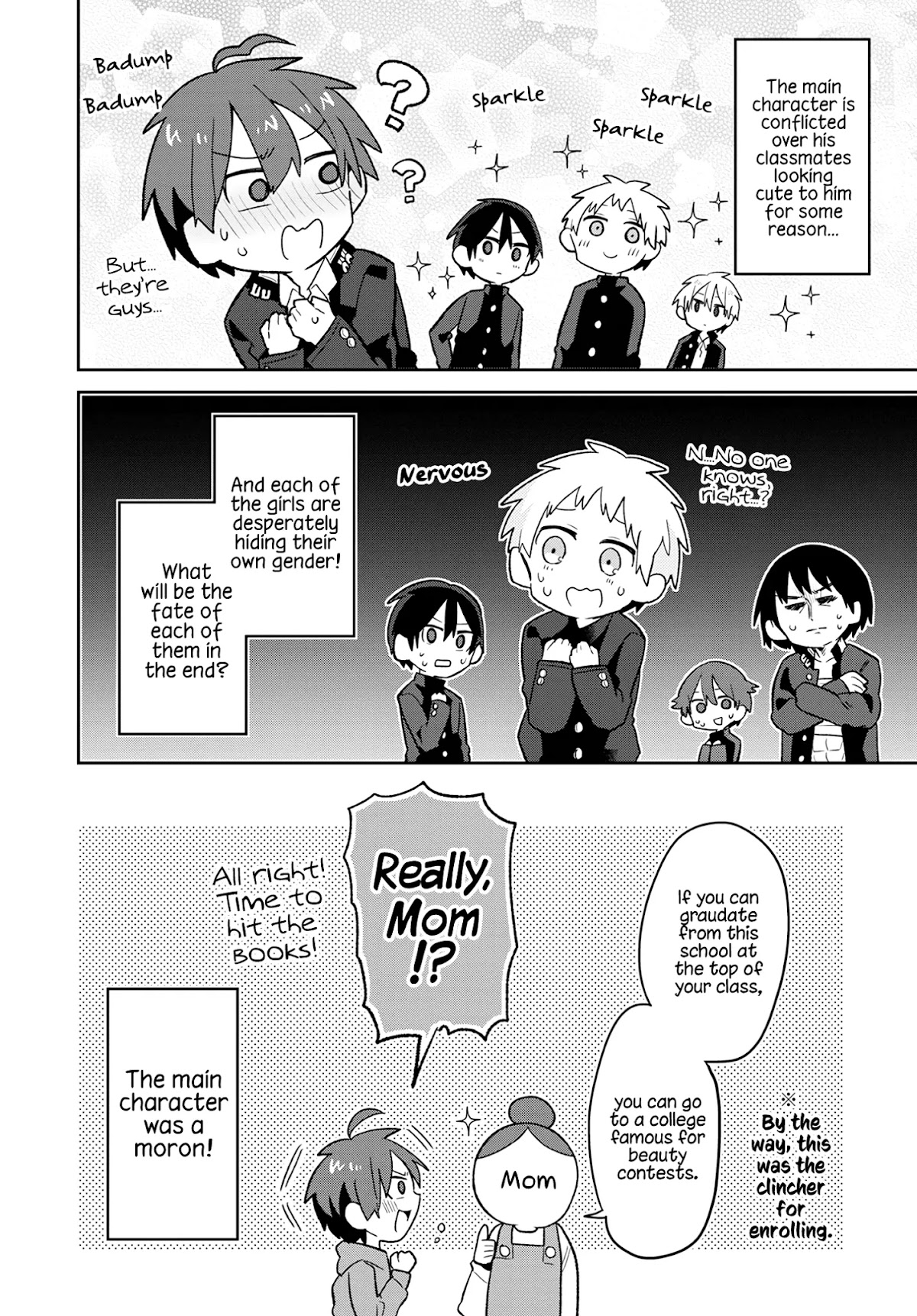 Puberty, an All Boys School!? and Nakano-kun Chapter 2 page 2 - Chapter 2: Why Does He Look So Cute!!?