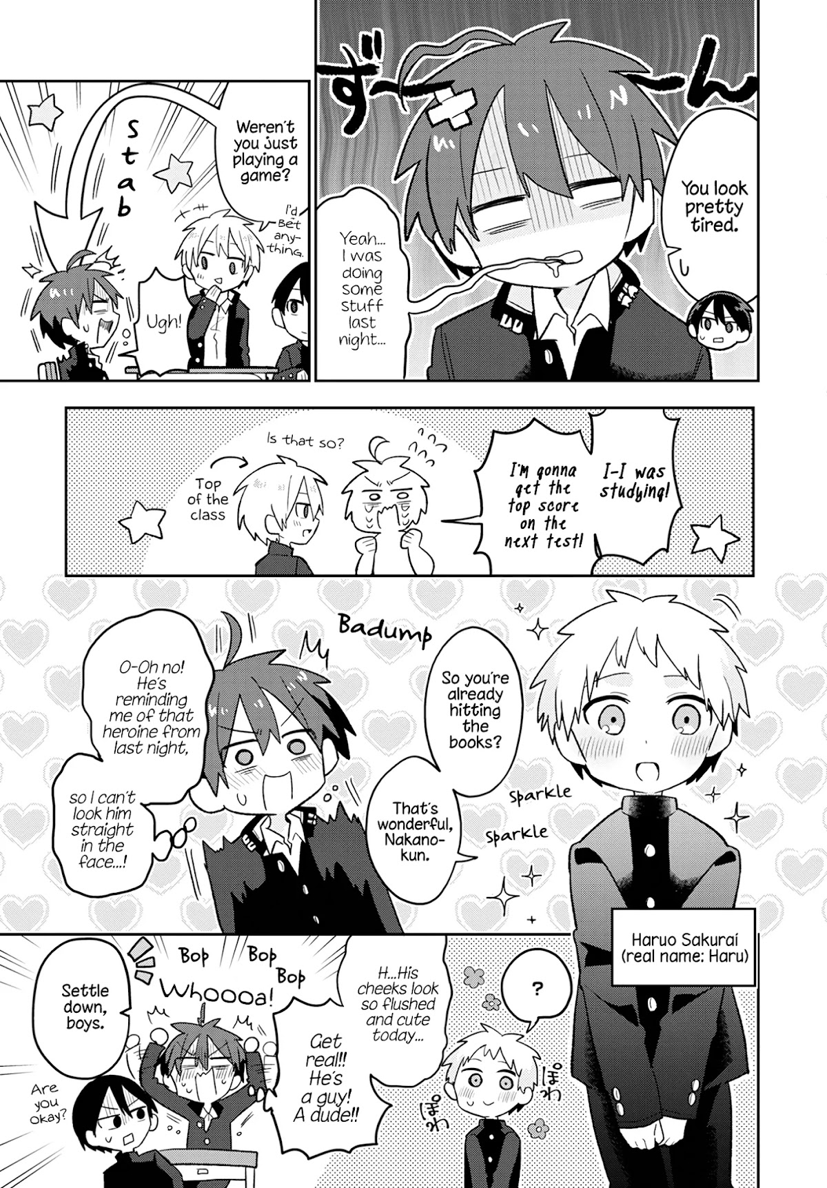 Puberty, an All Boys School!? and Nakano-kun Chapter 2 page 5 - Chapter 2: Why Does He Look So Cute!!?