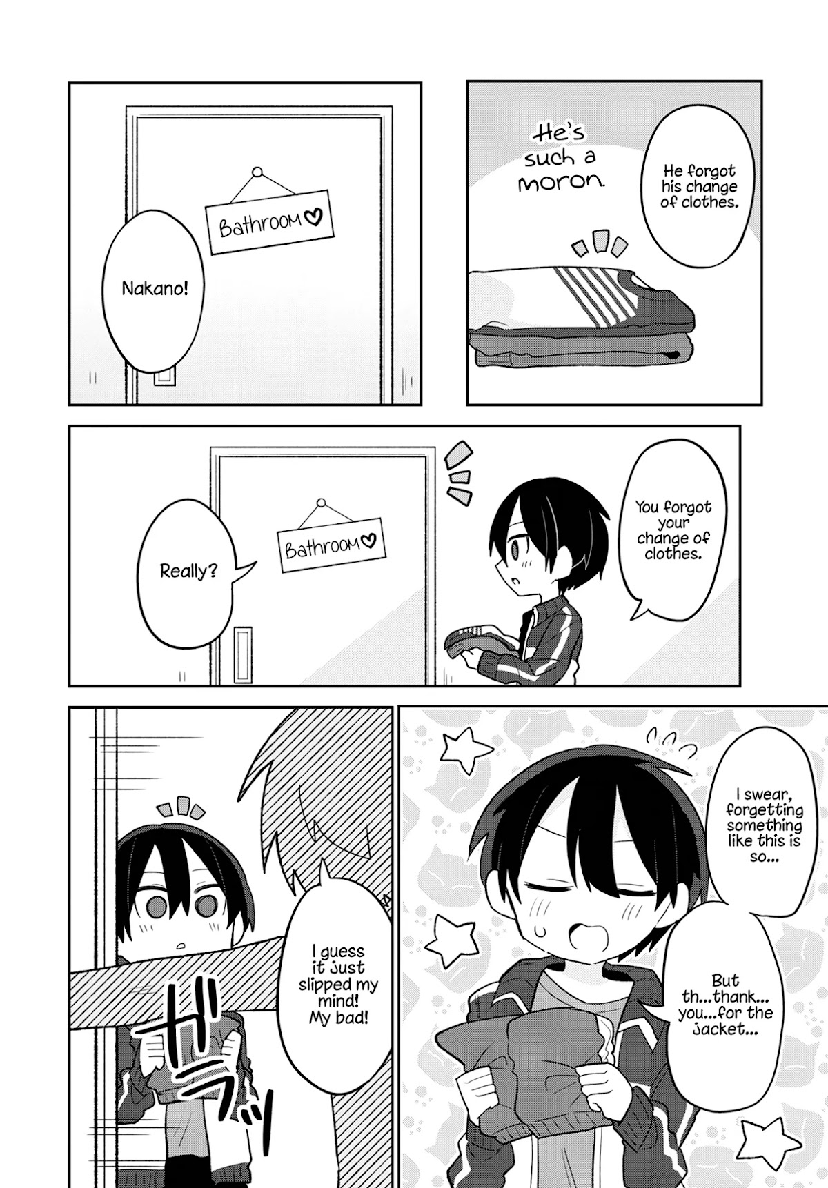 Puberty, an All Boys School!? and Nakano-kun Chapter 3 page 14 - Chapter 3: Rattled Over Mixed Bathing