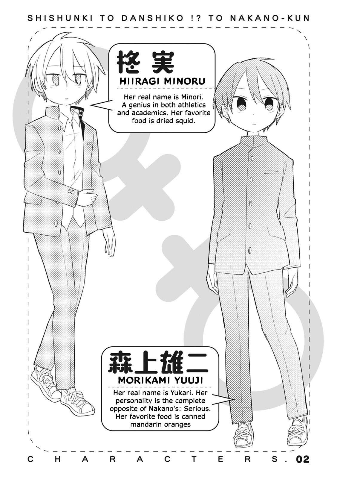 Puberty, an All Boys School!? and Nakano-kun Chapter 7.5 page 10 - Chapter 7.5: Volume 1 Extras