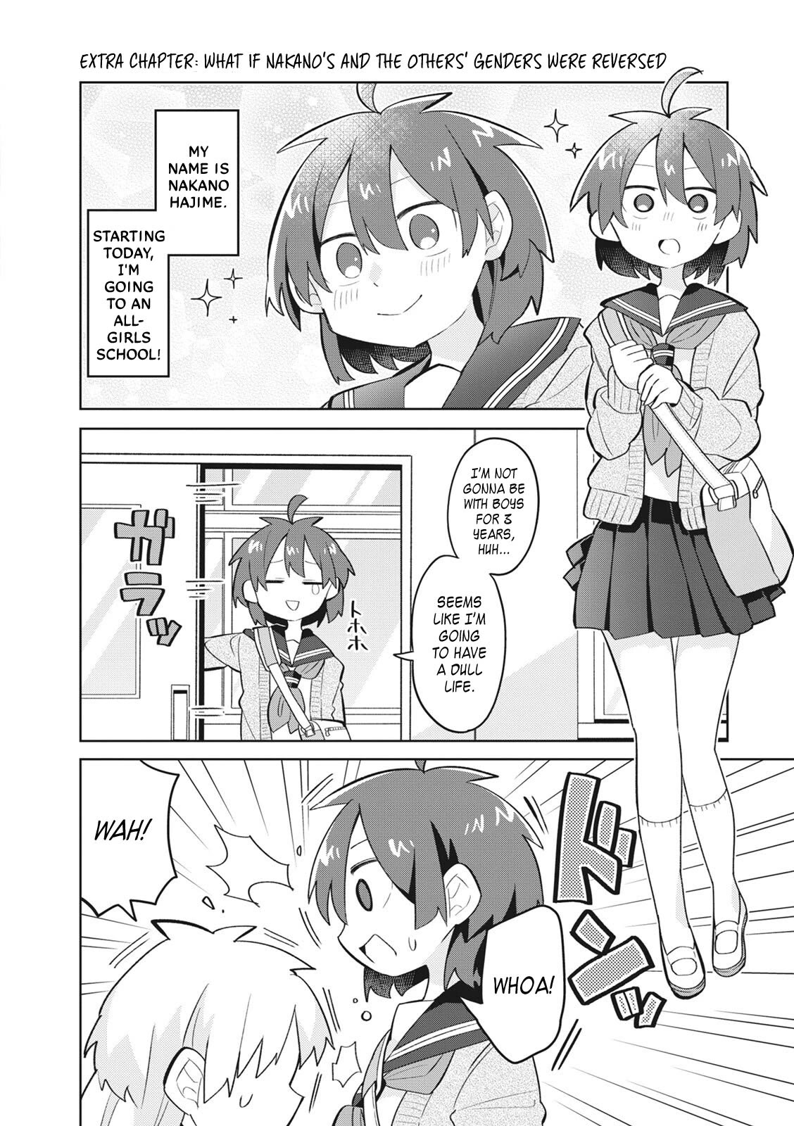 Puberty, an All Boys School!? and Nakano-kun Chapter 7.5 page 13 - Chapter 7.5: Volume 1 Extras
