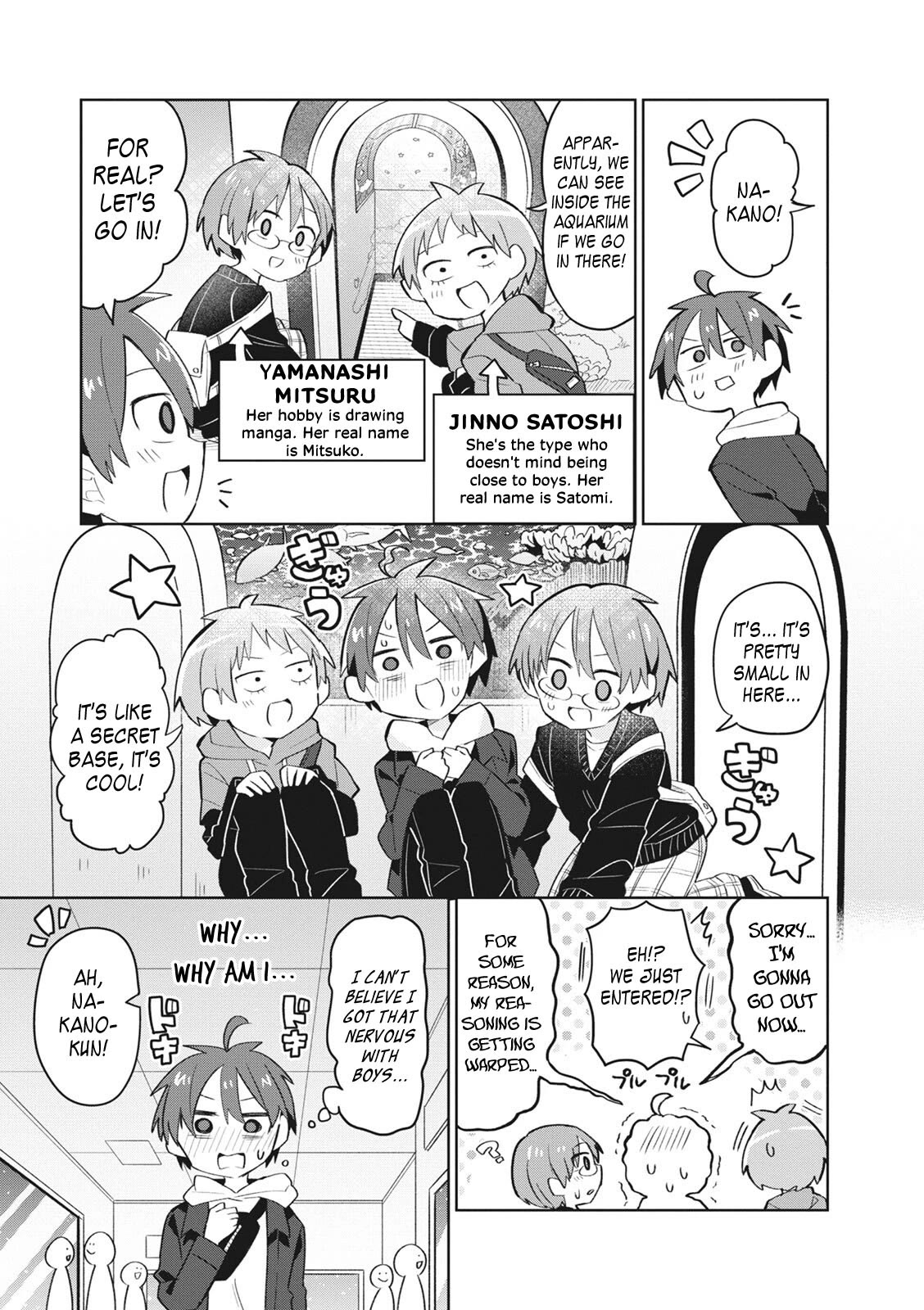 Puberty, an All Boys School!? and Nakano-kun Chapter 7 page 6 - Chapter 7: Harem and Aquarium