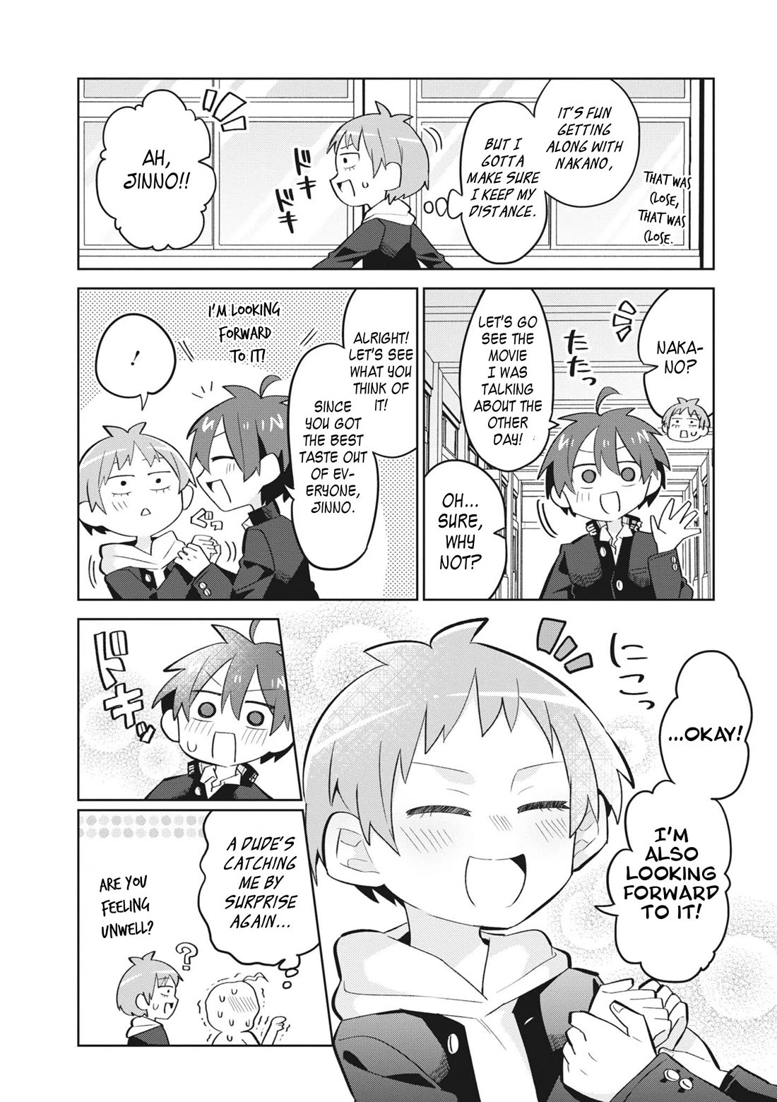 Puberty, an All Boys School!? and Nakano-kun Chapter 8 page 11 - Chapter 8: Nakano and His Merry Friends