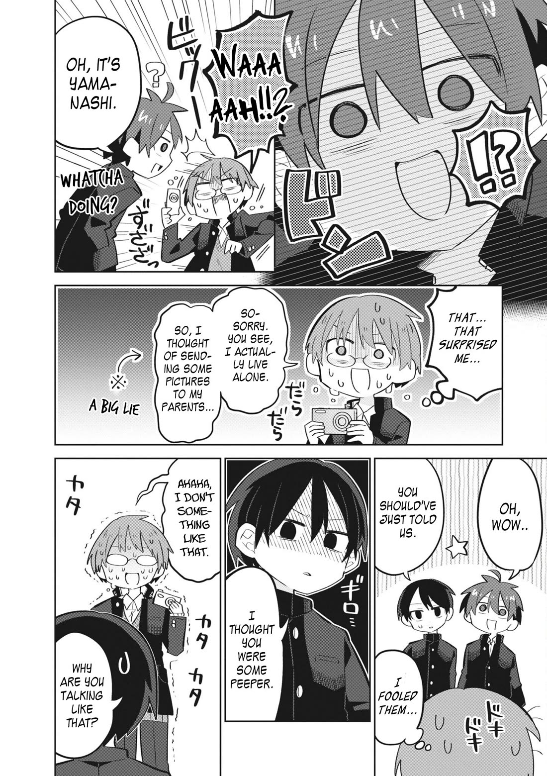 Puberty, an All Boys School!? and Nakano-kun Chapter 8 page 13 - Chapter 8: Nakano and His Merry Friends