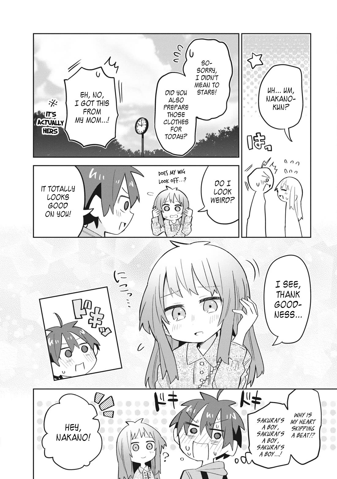 Puberty, an All Boys School!? and Nakano-kun Chapter 9 page 7 - Chapter 9: A Dangerous Date