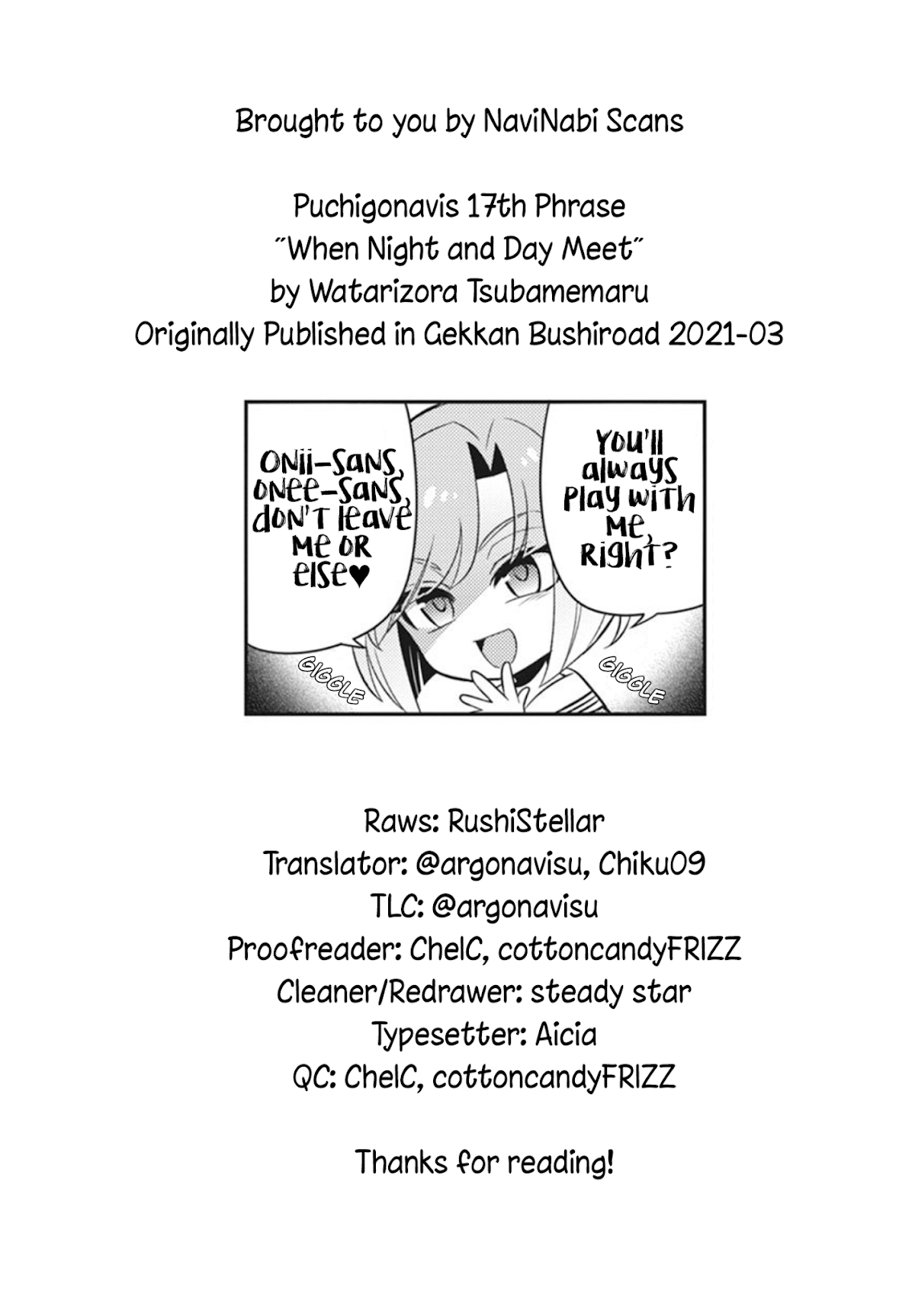 Puchigonavis Chapter 18 page 10 - Chapter 18: I'll do my best!