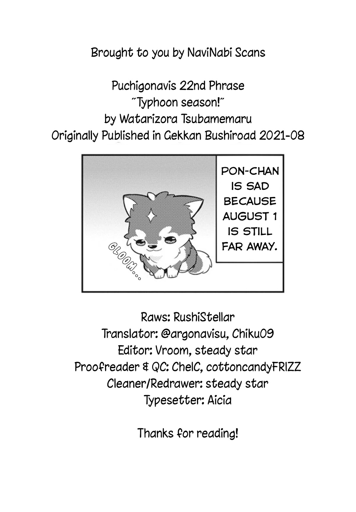 Puchigonavis Chapter 22 page 10 - Chapter 22: Typhoon season