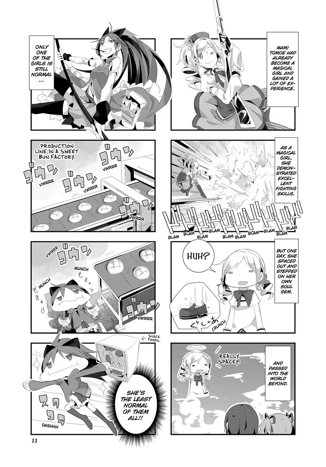 Puella Magi Homura Tamura ~Parallel Worlds Do Not Remain Parallel Forever~ Chapter 1 page 13 - Chapter 1: Vol.1 Episode 1: "Space Case Madoka" Time Flow