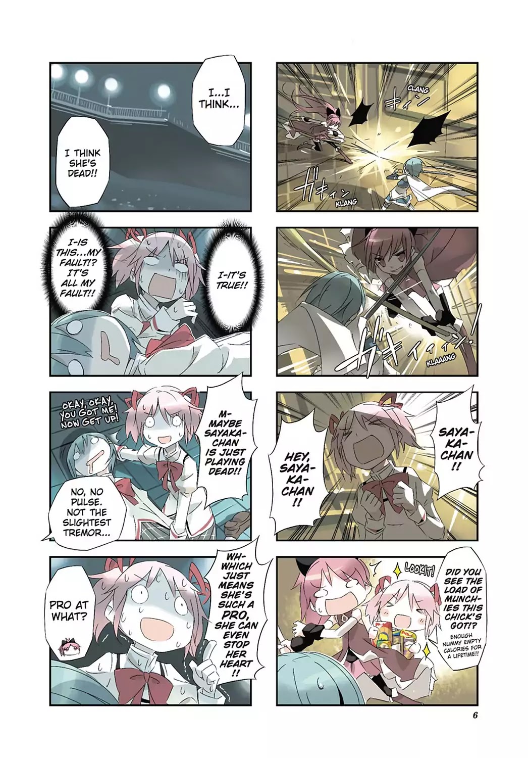 Puella Magi Homura Tamura ~Parallel Worlds Do Not Remain Parallel Forever~ Chapter 1 page 8 - Chapter 1: Vol.1 Episode 1: "Space Case Madoka" Time Flow