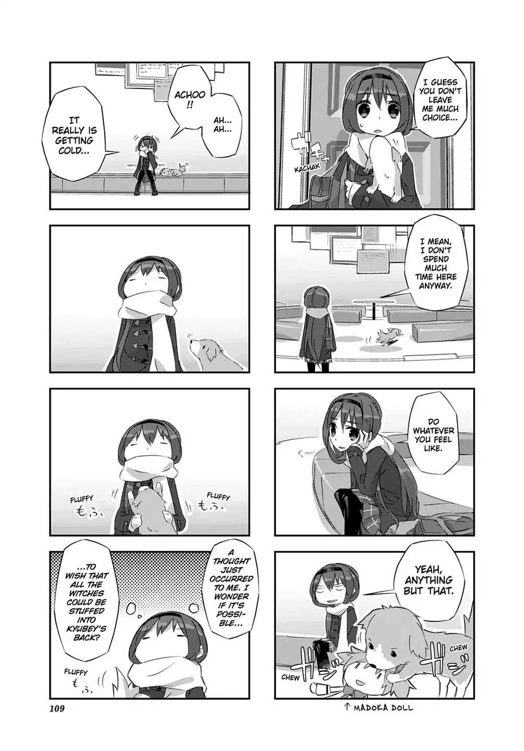 Puella Magi Homura Tamura ~Parallel Worlds Do Not Remain Parallel Forever~ Chapter 10 page 3 - Chapter 10: Vol.1 Episode 10: "A Homura and Her Dog" Time Flow