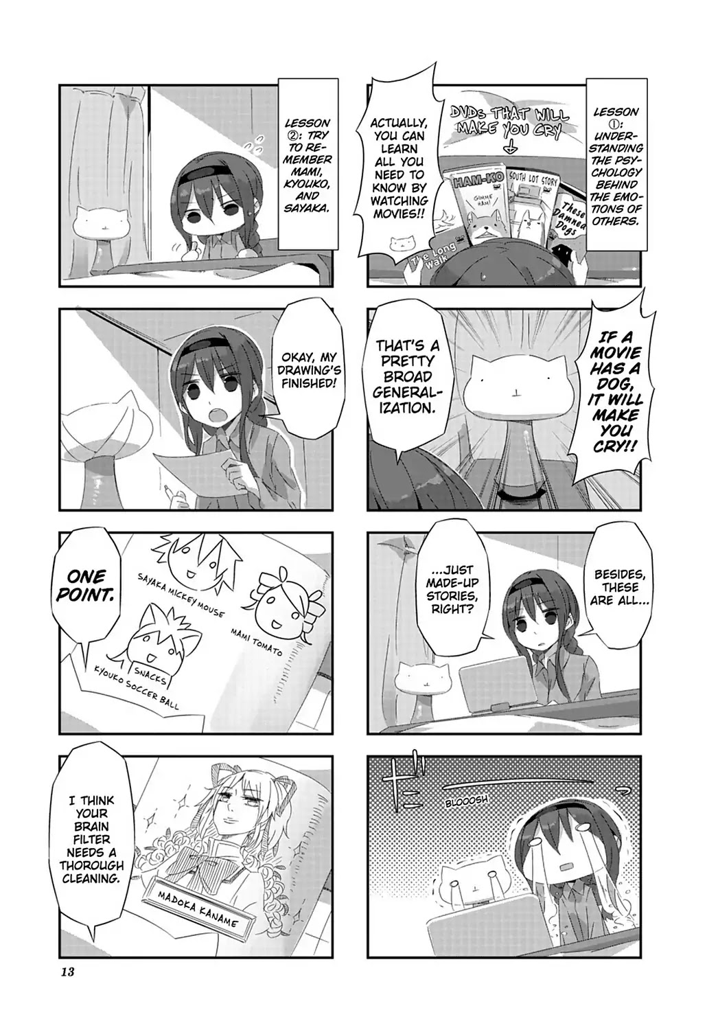 Puella Magi Homura Tamura ~Parallel Worlds Do Not Remain Parallel Forever~ Chapter 11 page 15 - Chapter 11: Vol.2 Episode 11: "Everyone Think About It Long and Hard" Time Flow