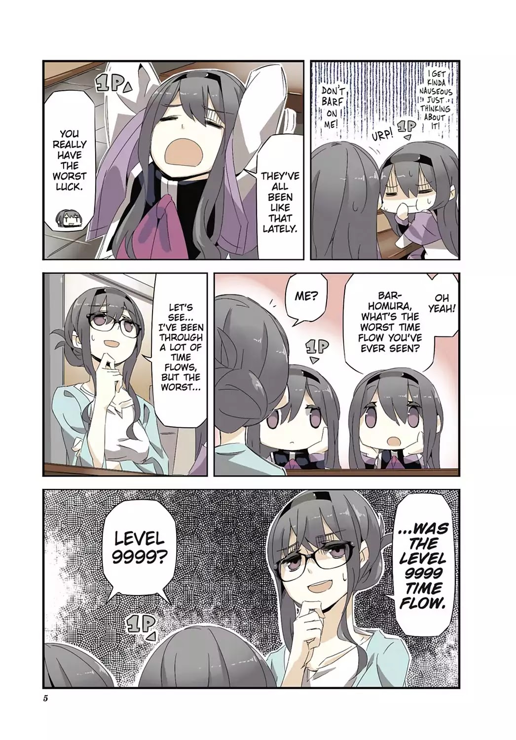 Puella Magi Homura Tamura ~Parallel Worlds Do Not Remain Parallel Forever~ Chapter 11 page 7 - Chapter 11: Vol.2 Episode 11: "Everyone Think About It Long and Hard" Time Flow