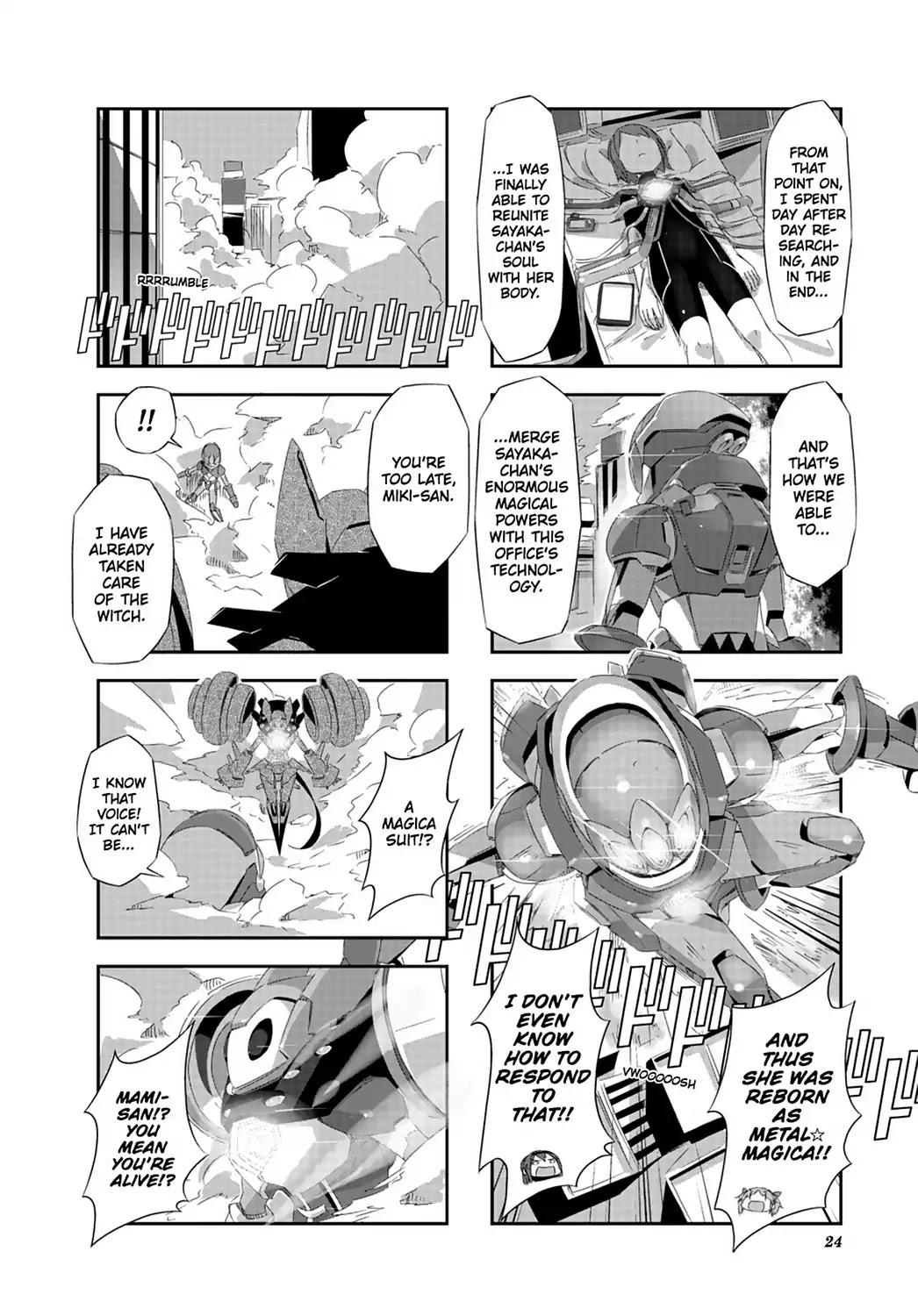 Puella Magi Homura Tamura ~Parallel Worlds Do Not Remain Parallel Forever~ Chapter 12 page 6 - Chapter 12: Vol.2 Episode 12: "Metal✰Magica" Time Flow