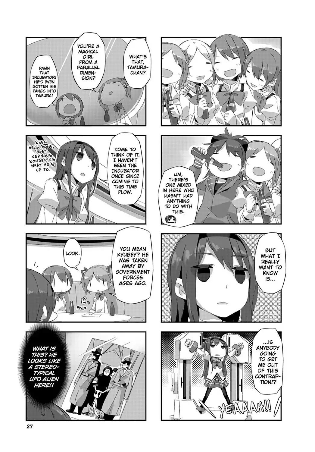 Puella Magi Homura Tamura ~Parallel Worlds Do Not Remain Parallel Forever~ Chapter 12 page 9 - Chapter 12: Vol.2 Episode 12: "Metal✰Magica" Time Flow