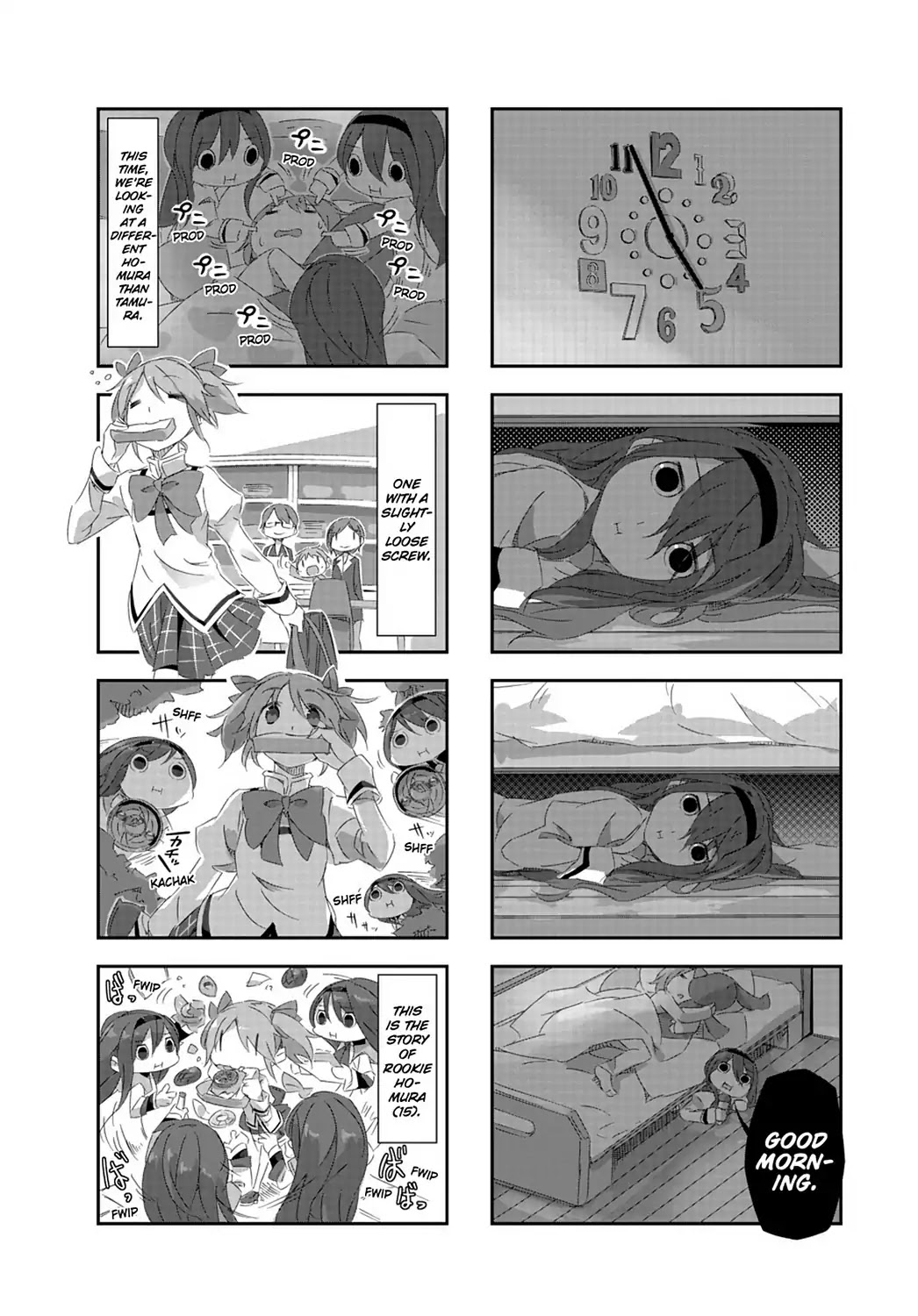 Puella Magi Homura Tamura ~Parallel Worlds Do Not Remain Parallel Forever~ Chapter 14 page 2 - Chapter 14: Vol.2 Episode 14: "Rookie Homura" Time Flow