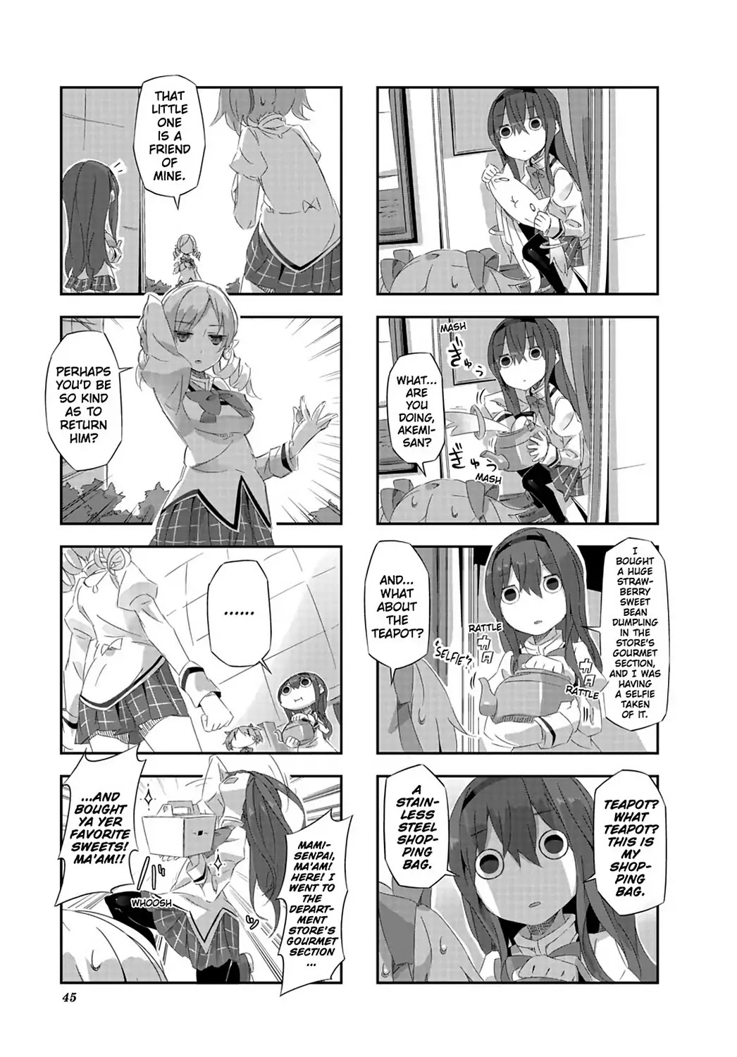 Puella Magi Homura Tamura ~Parallel Worlds Do Not Remain Parallel Forever~ Chapter 14 page 5 - Chapter 14: Vol.2 Episode 14: "Rookie Homura" Time Flow