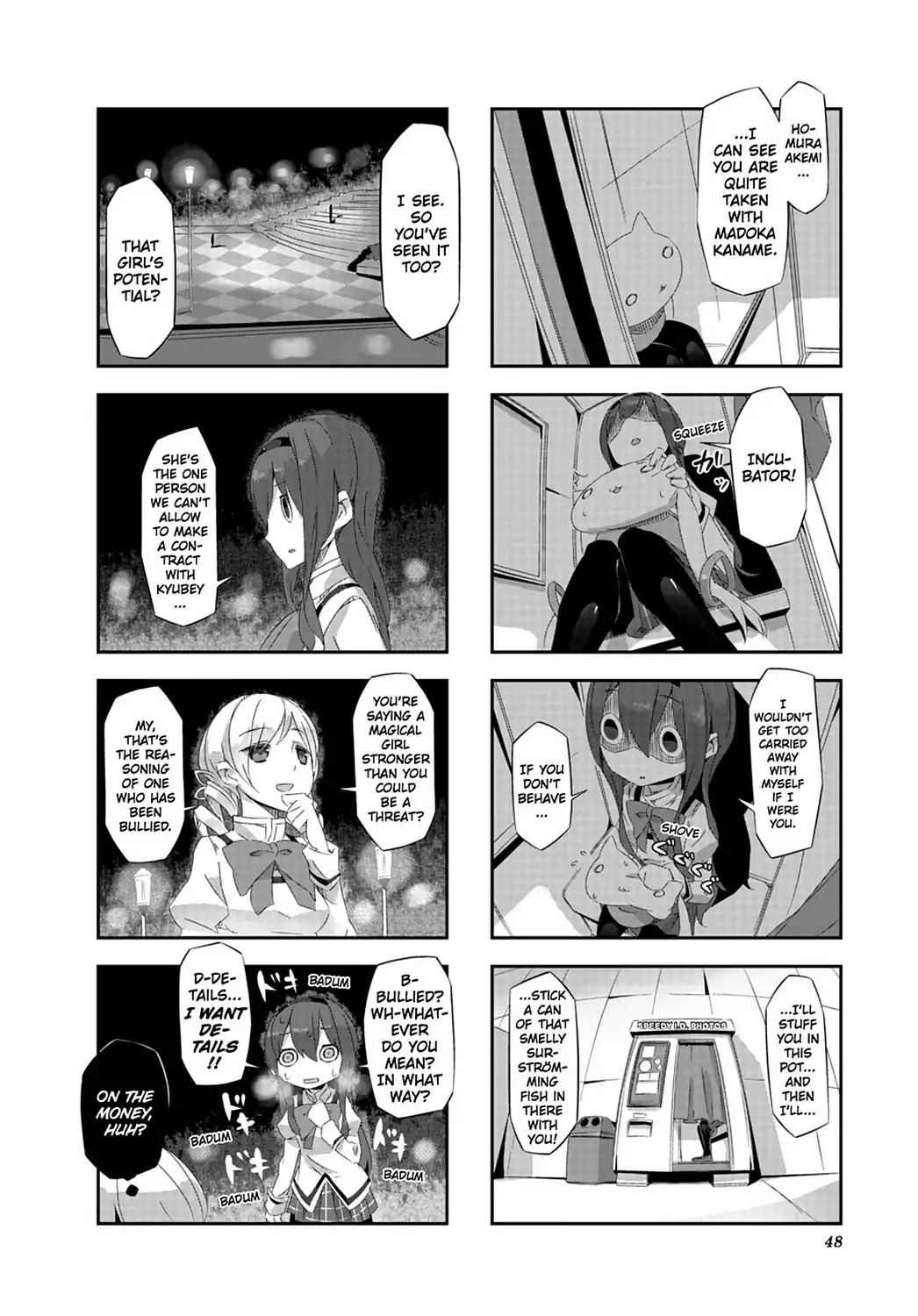 Puella Magi Homura Tamura ~Parallel Worlds Do Not Remain Parallel Forever~ Chapter 14 page 8 - Chapter 14: Vol.2 Episode 14: "Rookie Homura" Time Flow