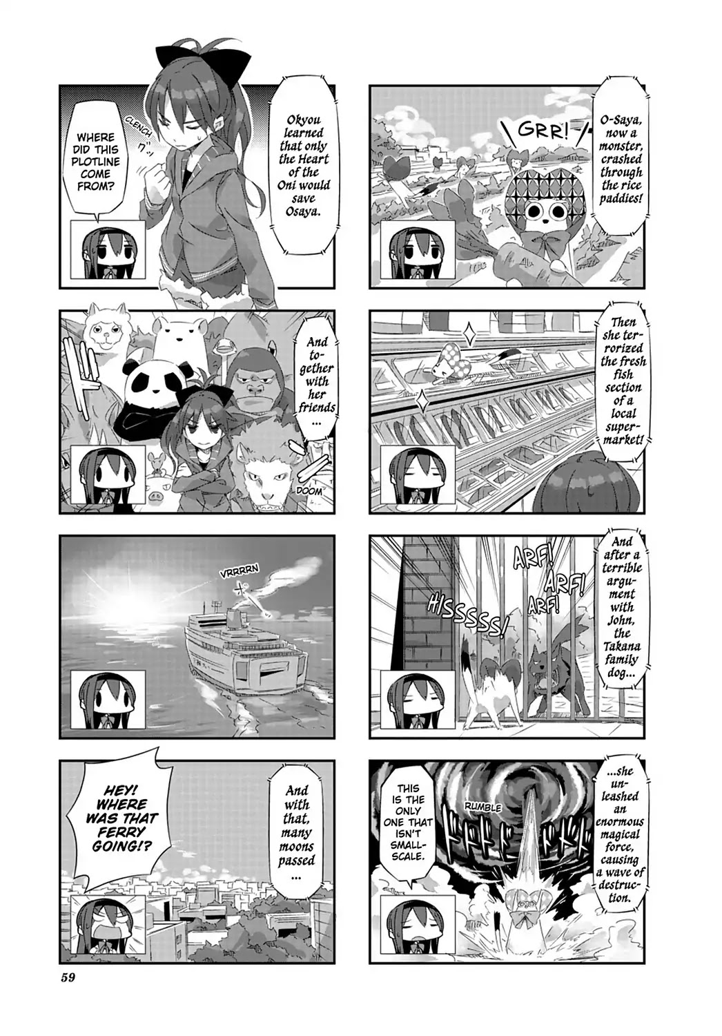 Puella Magi Homura Tamura ~Parallel Worlds Do Not Remain Parallel Forever~ Chapter 15 page 7 - Chapter 15: Vol.2 Episode 15: "The Mink and Animal Friends" Time Flow