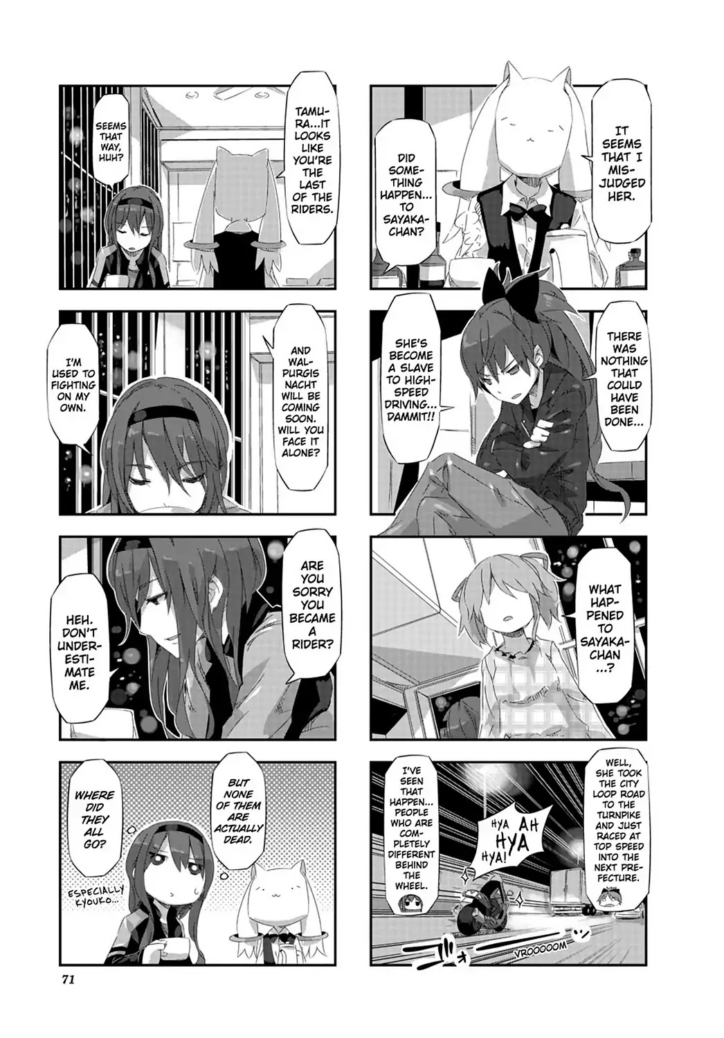 Puella Magi Homura Tamura ~Parallel Worlds Do Not Remain Parallel Forever~ Chapter 16 page 9 - Chapter 16: Vol.2 Episode 16: "Magica✰Rider" Time Flow