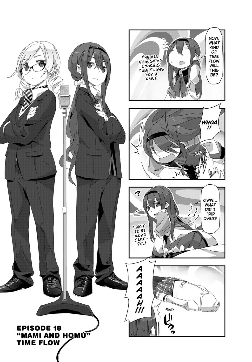 Puella Magi Homura Tamura ~Parallel Worlds Do Not Remain Parallel Forever~ Chapter 18 page 1 - Chapter 18: Vol.2 Episode 18: "Mami and Homu" Time Flow