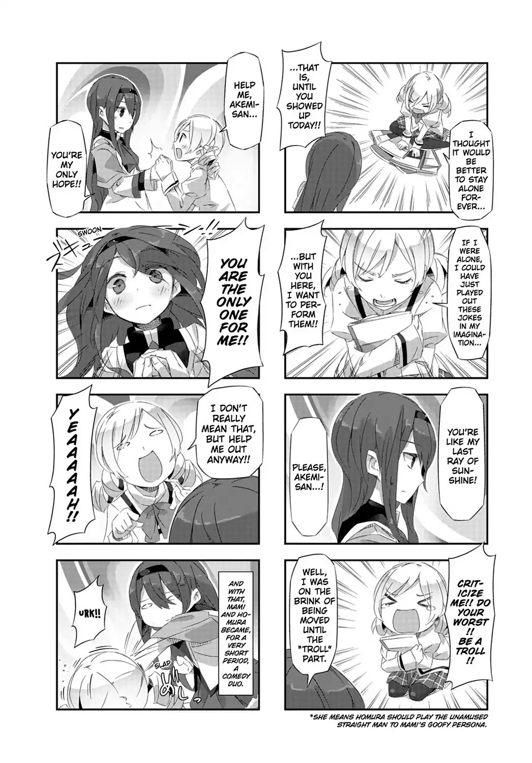 Puella Magi Homura Tamura ~Parallel Worlds Do Not Remain Parallel Forever~ Chapter 18 page 6 - Chapter 18: Vol.2 Episode 18: "Mami and Homu" Time Flow
