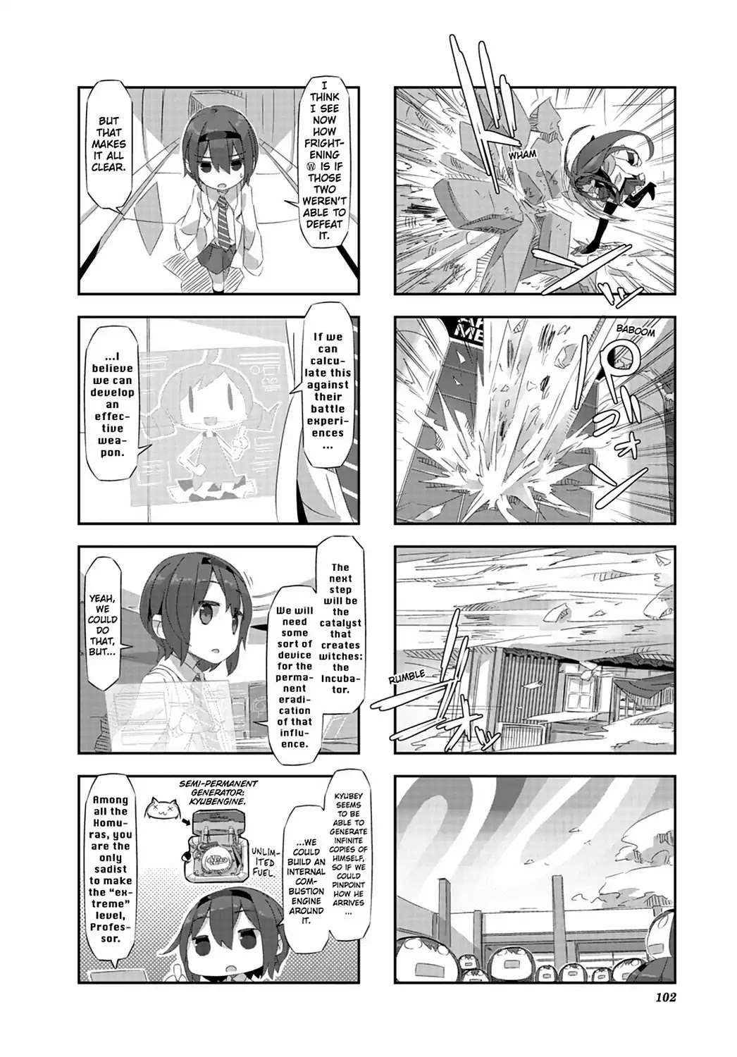 Puella Magi Homura Tamura ~Parallel Worlds Do Not Remain Parallel Forever~ Chapter 19 page 6 - Chapter 19: Vol.2 Episode 19: "Akemi Mechanica" Time Flow